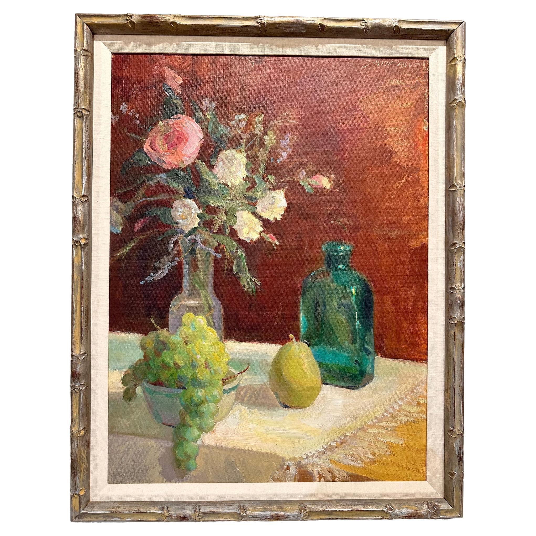 Still Life on Canvas For Sale