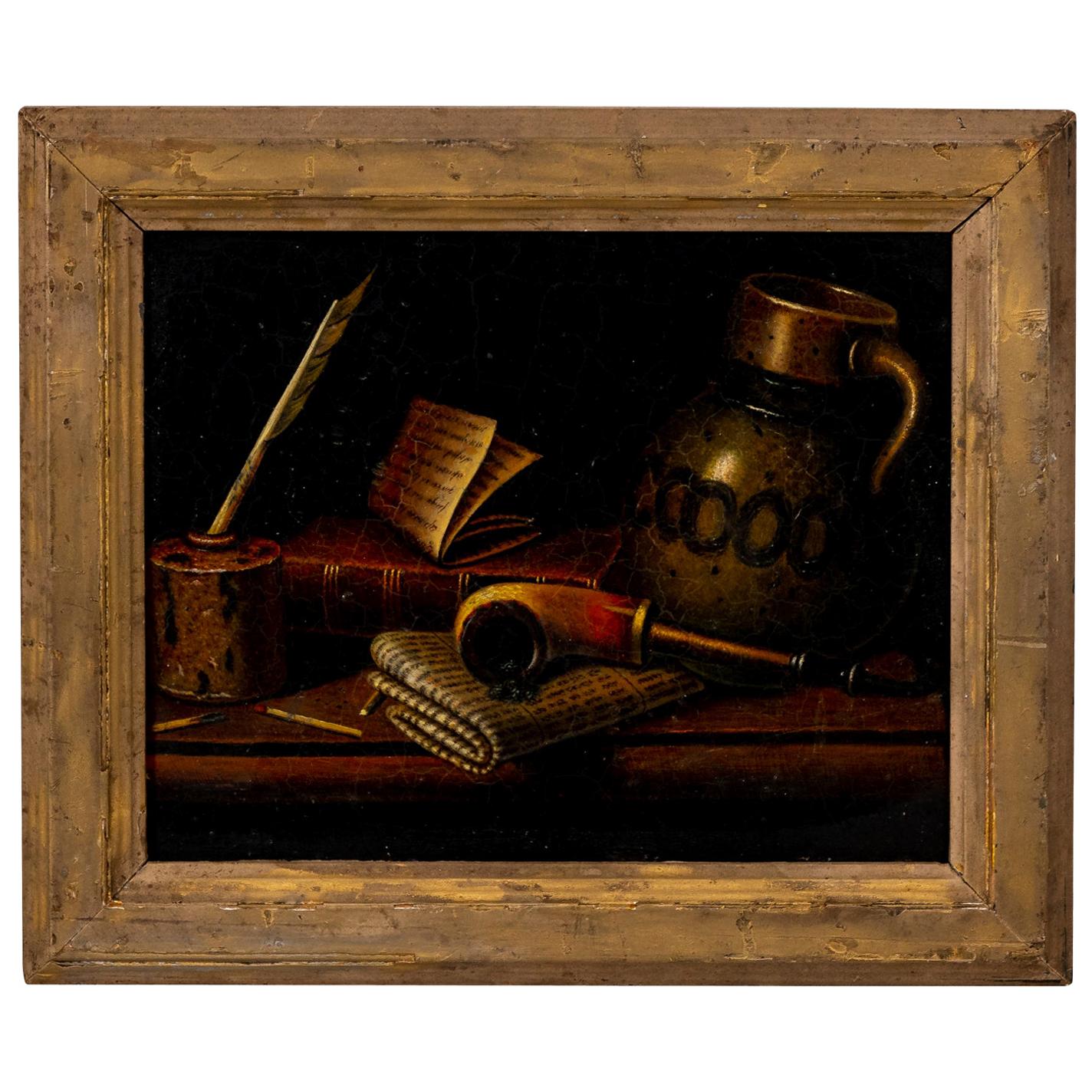 Still Life on Copper For Sale