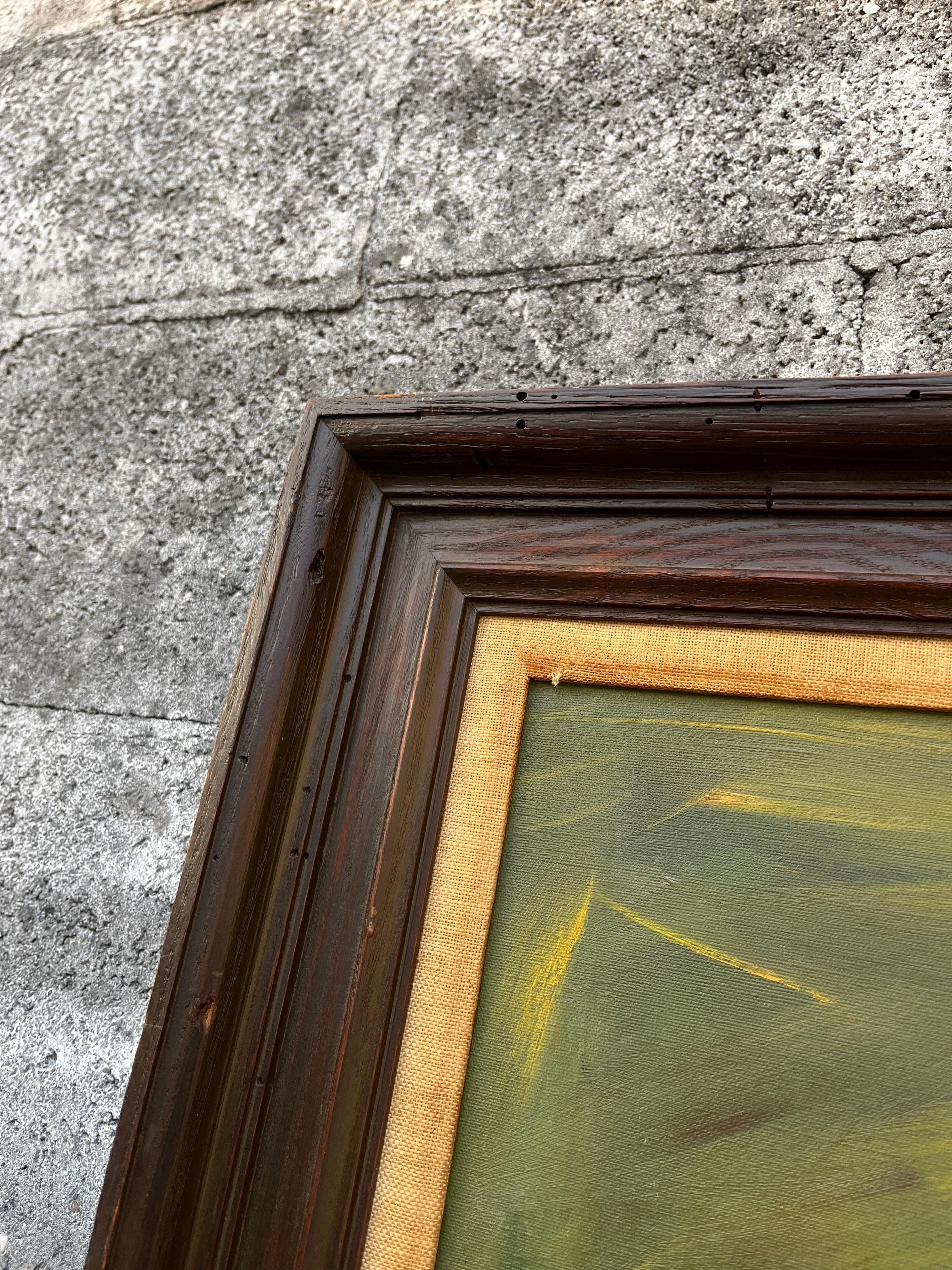 Stillleben Original Ölgemälde auf Leinwand, gerahmt und vom Künstler signiert. im Angebot 1