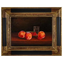 Nature morte de Jean Marie Daneis, Peches et Groseilles