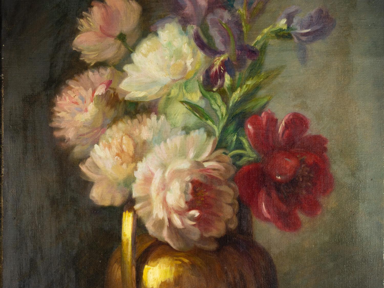 Still Life Painting By Raymond Besse, 20th Century In Good Condition For Sale In Lisbon, PT