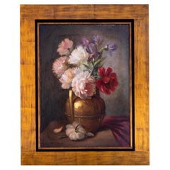 Still Life Painting By Raymond Besse, 20th Century