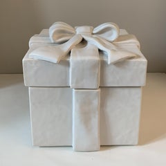 Still life, White Pressed Porcelain Ladder Box