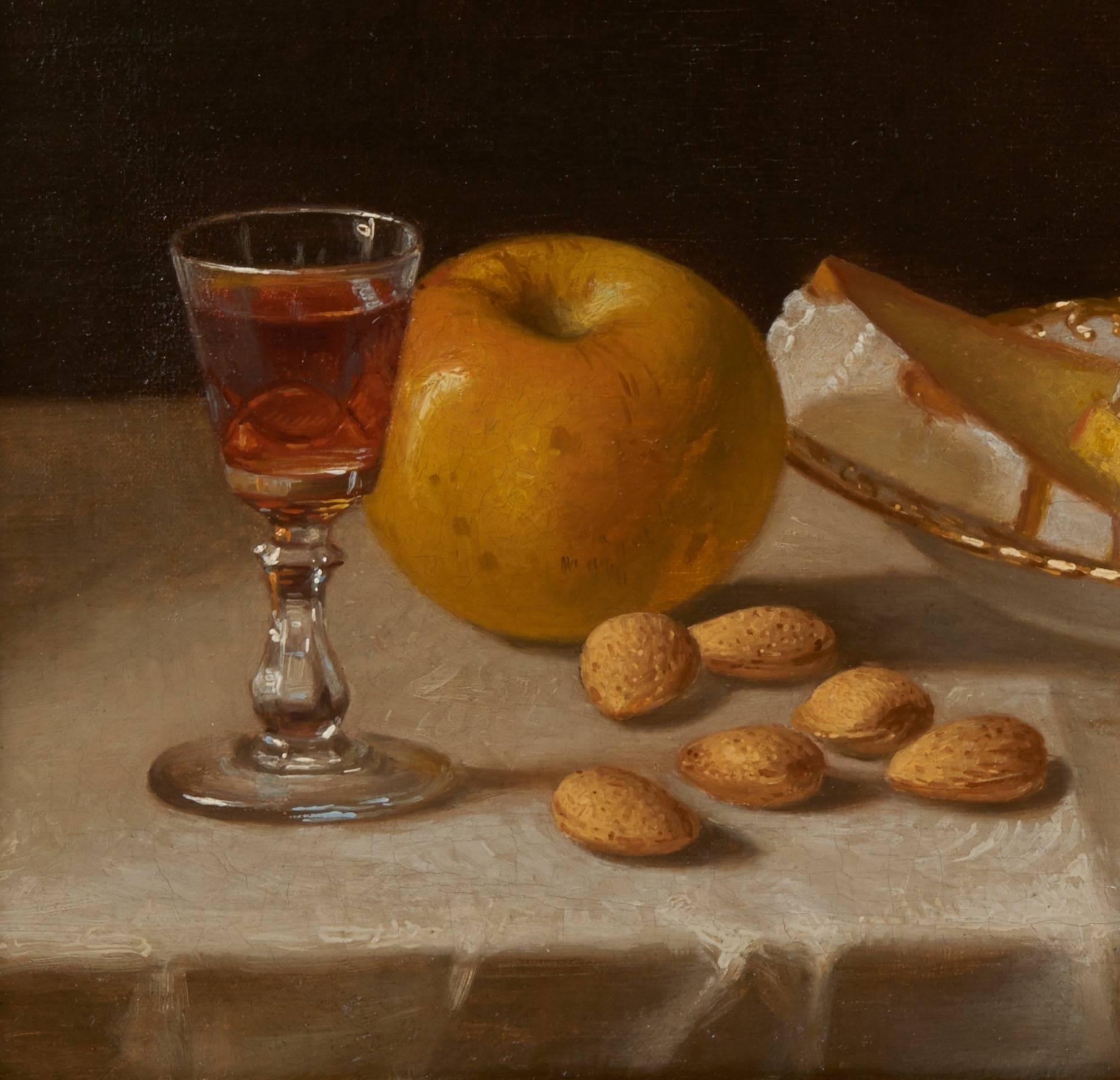 Signed J F Francis; dated 1858
For John F. Francis 1808-1886
Philadelphia

John Francis was a Philadelphia painter, primarily known as the leading painter of luncheon and dessert still life in an intricate and painterly style. He exhibited at