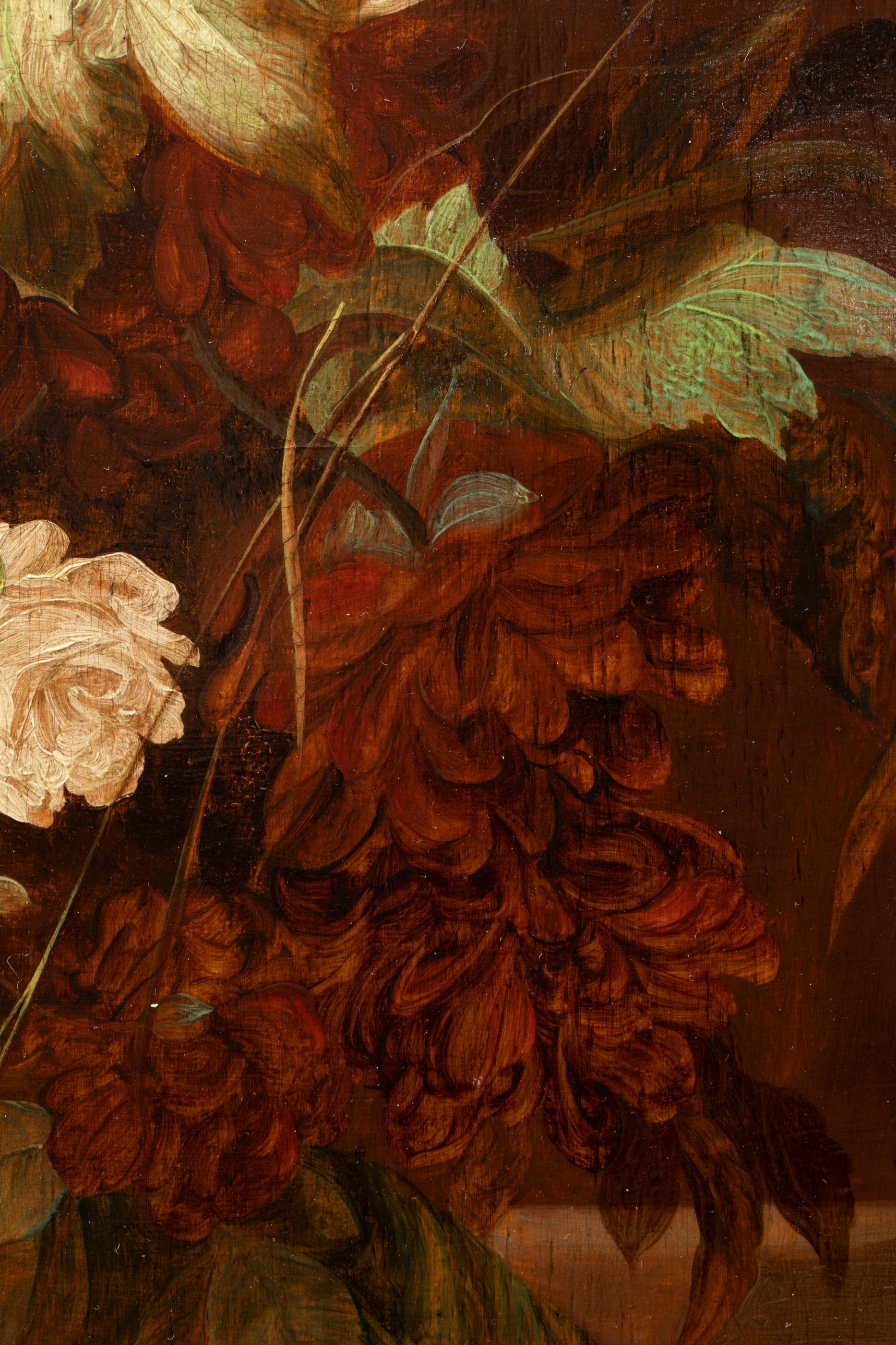 Still Life with Flowers circa 1800, Follower of Jacob Marrel 1