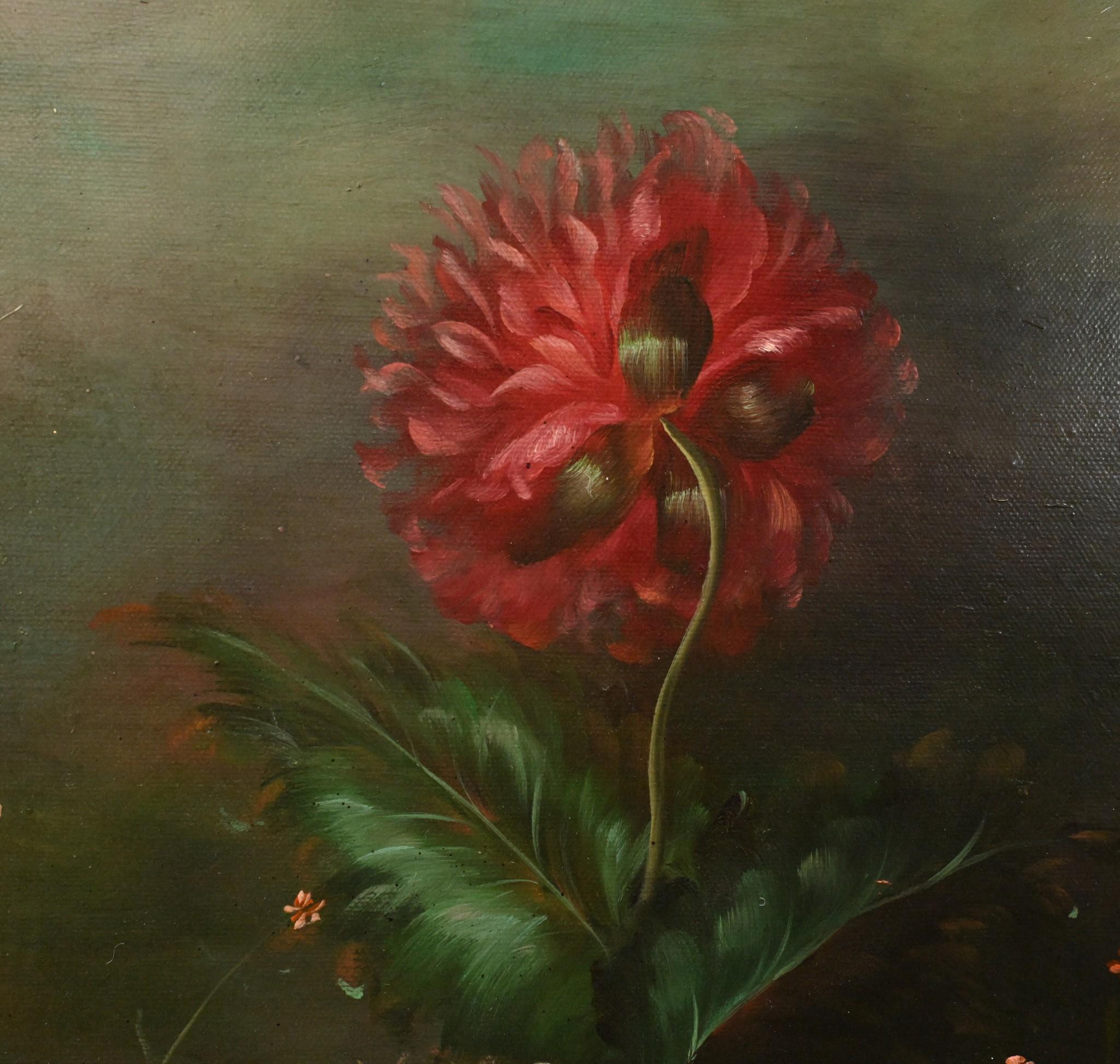 Natura morta con fiori Pittura ad olio olandese Spray floreale in vendita 6