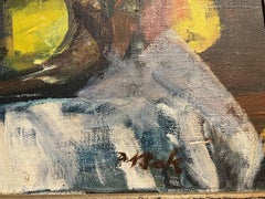 Still Life with Flowers, Oil on Canvas, Signed, Hungarian, Circa 1950s