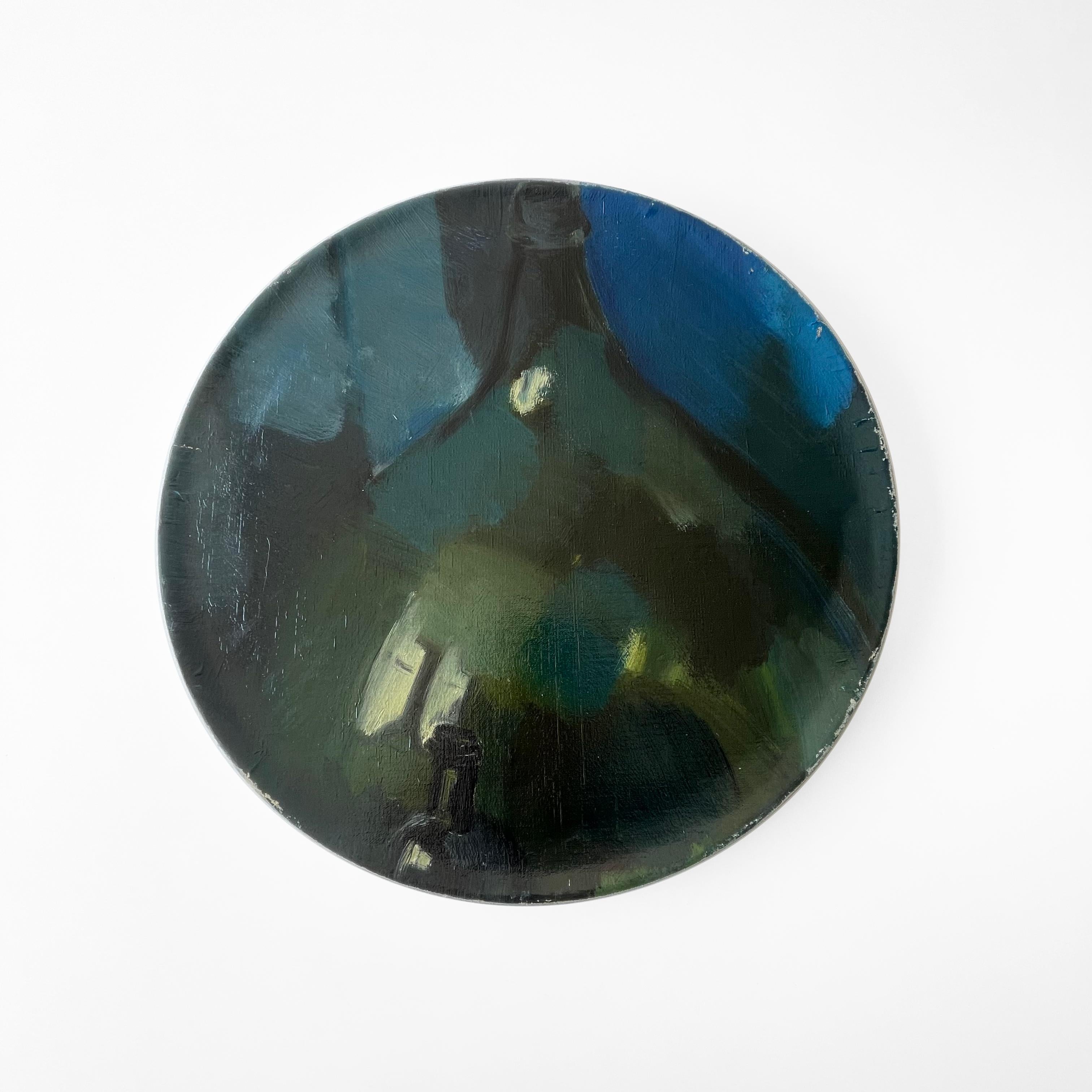 Dutch Wall Art Installation: Plates + Oil on Canvas - 
