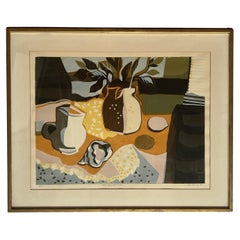 "Still Life with Shell" Lithograph by Bob Click 1967