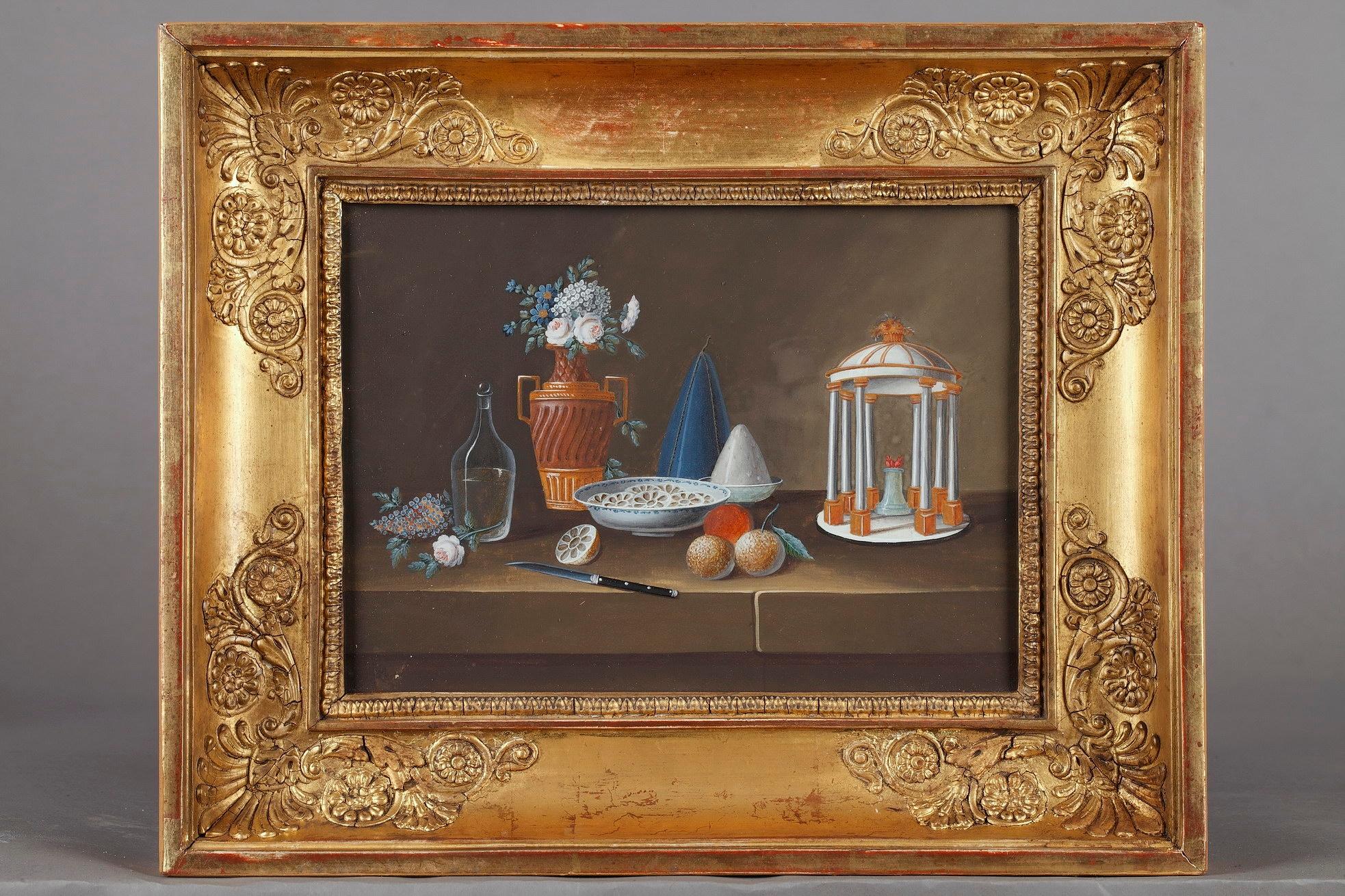 Still Lifes by Johann Rudolf Feyerabend Called Lelong In Good Condition For Sale In Paris, FR