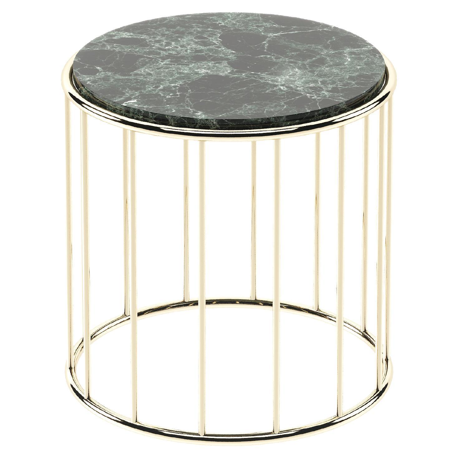 Still Side Table in Marble, Portuguese 21st Century Contemporary Design For Sale