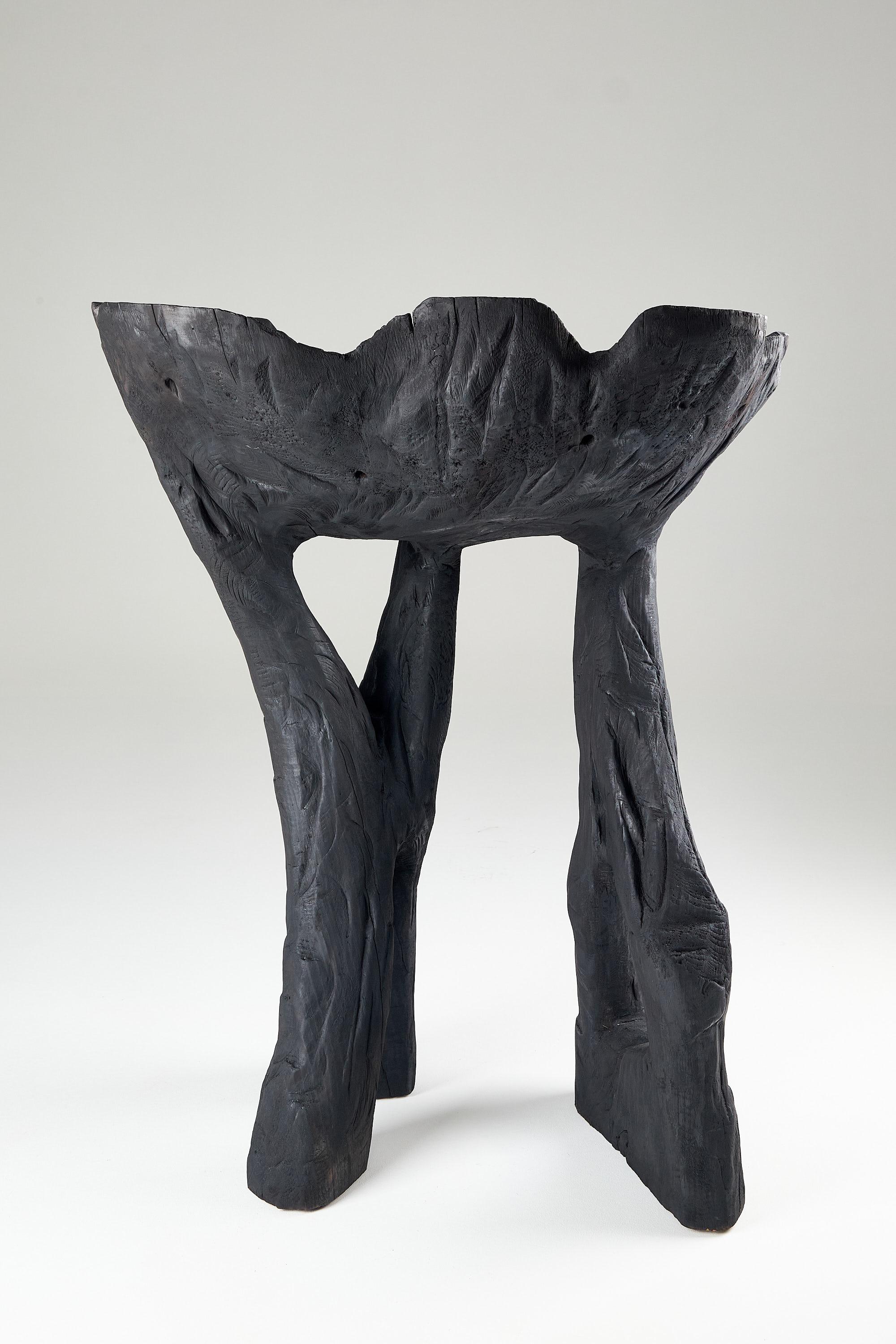 Still Stand Abstrakte Biomorphe Holzschale, Kettensäge geschnitzt, Funktionale Skulptur.

Geschnitzt im Fluss der Inspiration aus einem einzigen Stück Holz