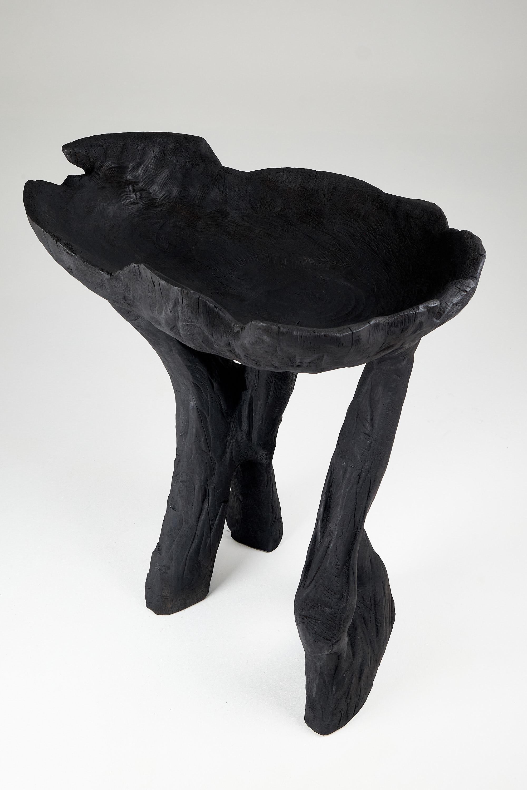 Still Stand Abstract Biomorphic Wood Bowl, Chainsaw Carved, Functional Sculpture In New Condition In Stara Gradiška, HR