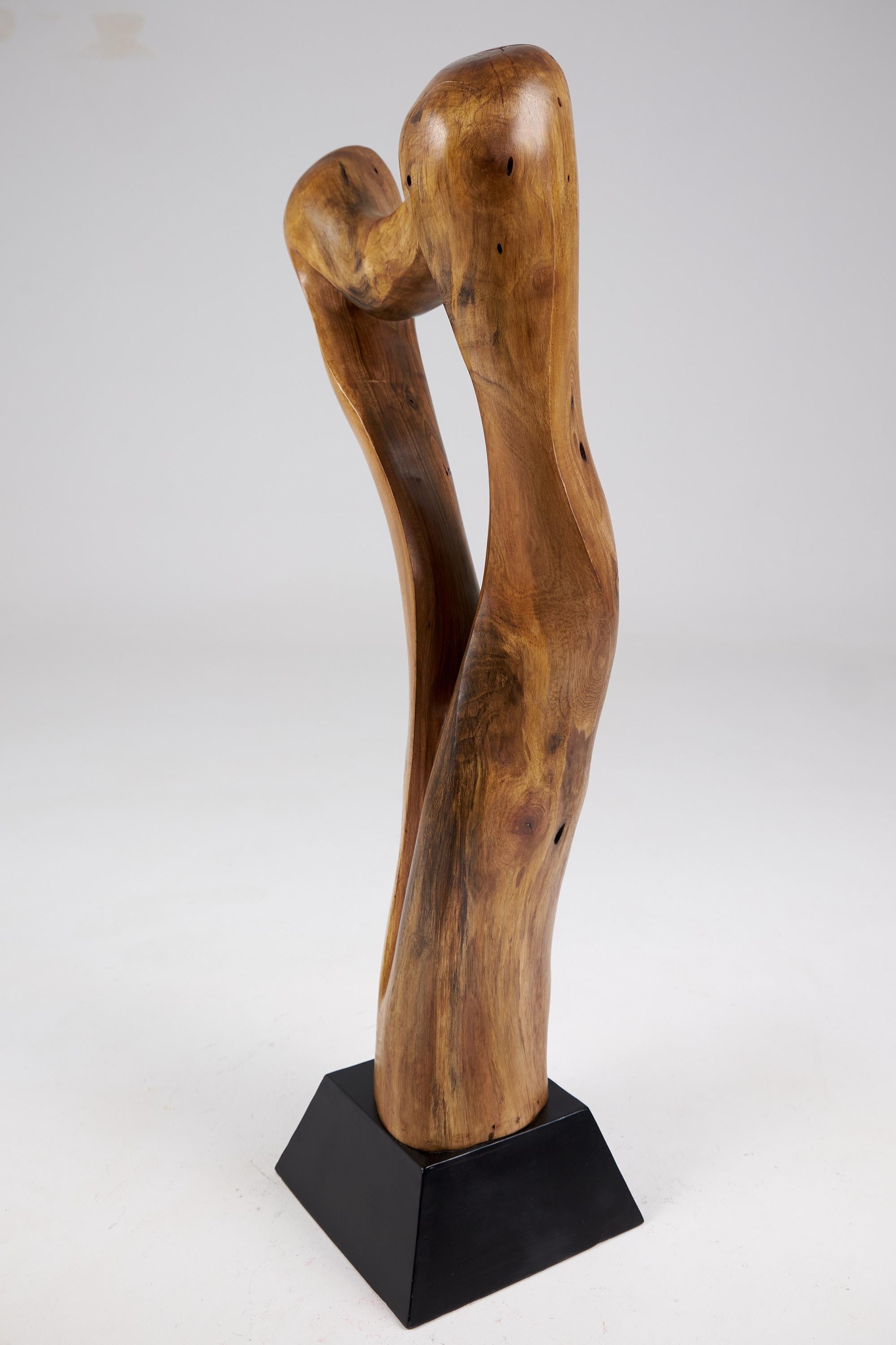 Scultura astratta in legno Still Stand, intagliata con la motosega, noce In condizioni Nuovo in vendita a Stara Gradiška, HR