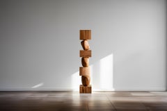 Still Stand No54: Biomorphes abstraktes Eichen-Totem von NONO, Escalona Crafted