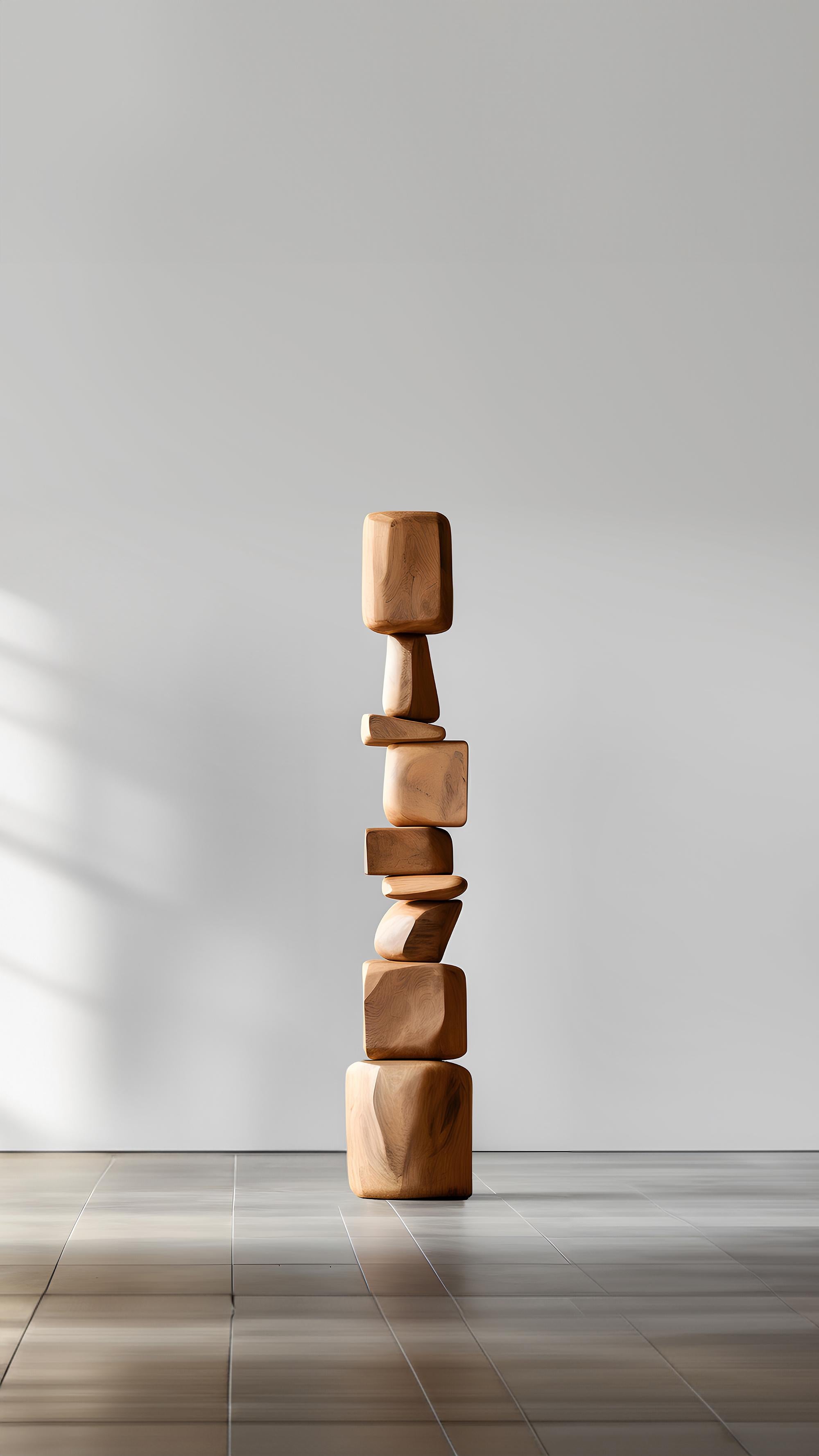 Hand-Crafted Still Stand No66: Modern Organic Totem by NONO, Joel Escalona Design For Sale