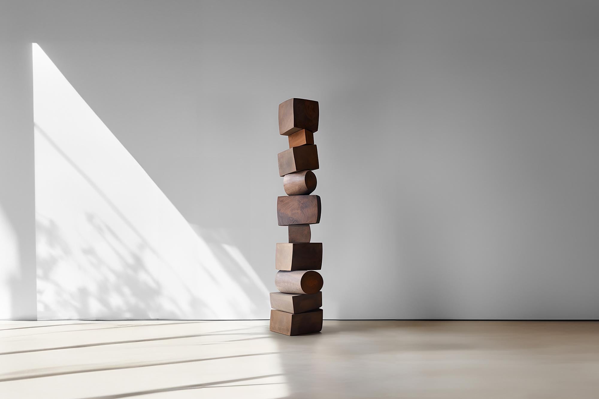 “Still Stand” sculptures by Joel Escalona

Joel Escalona's wooden standing sculptures are objects of raw beauty and serene grace. Each one is a testament to the power of the material, with smooth curves that flow into one another, inviting the