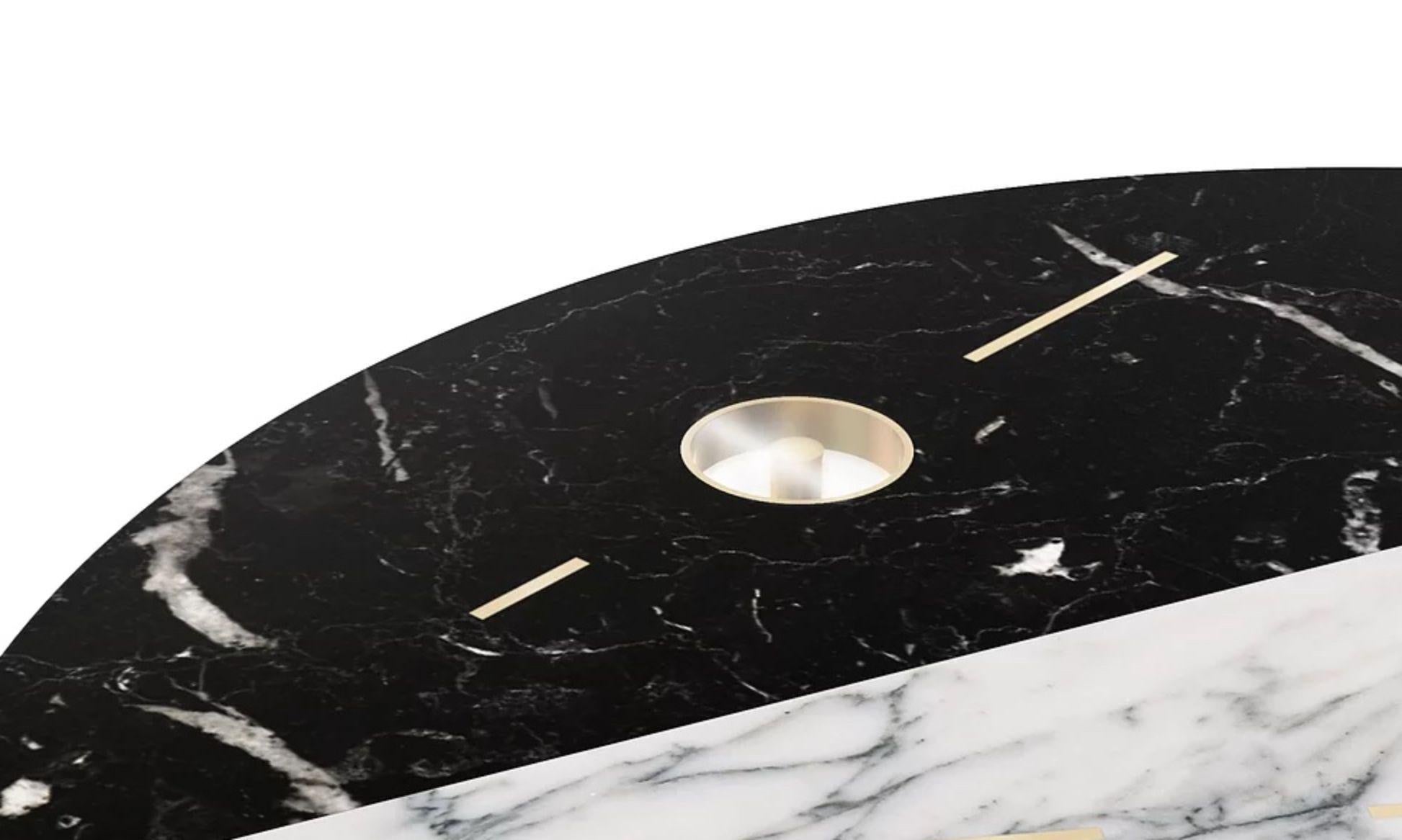 Italian Stilla Marble Table by Marmi Serafini For Sale