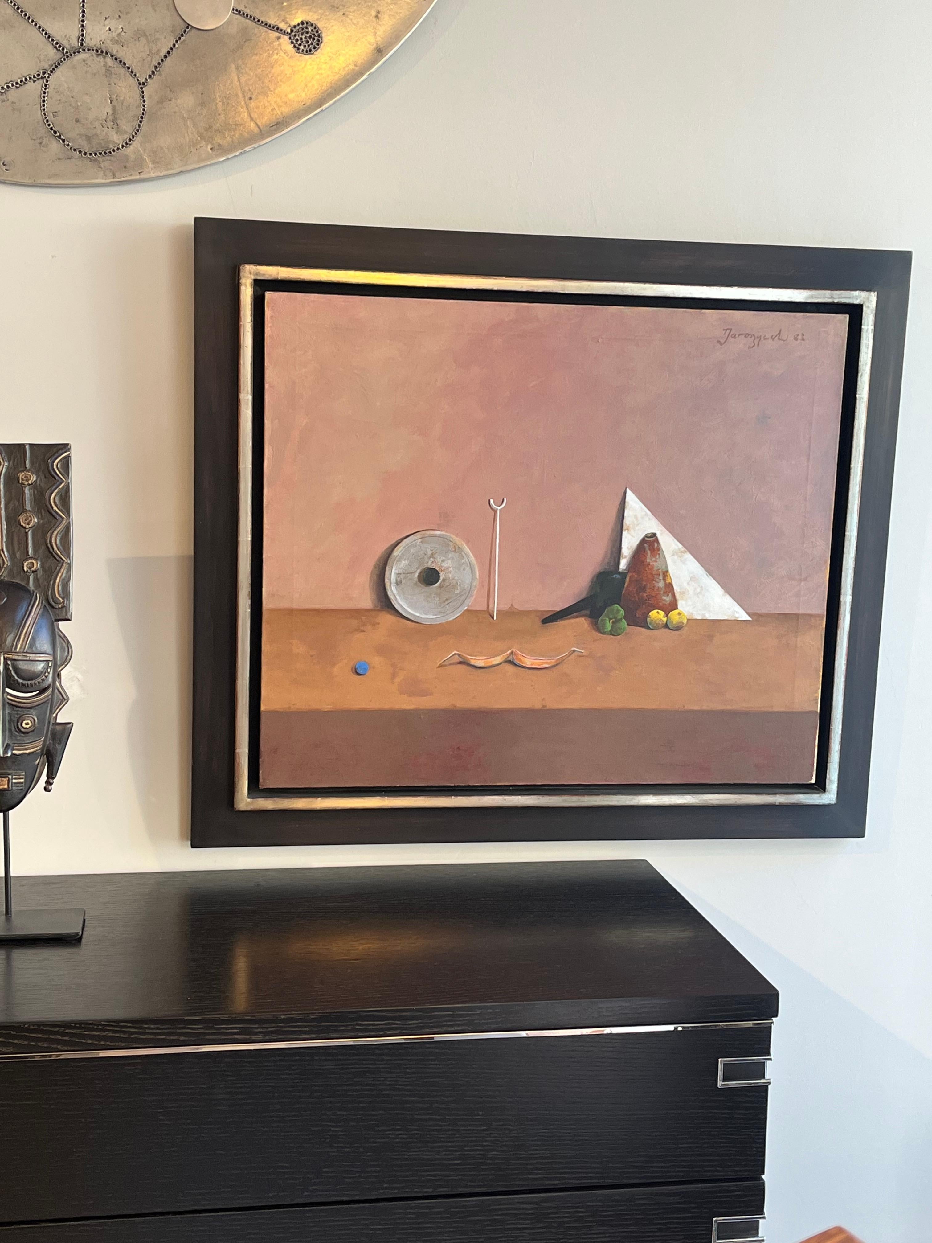 Altro Pittura Stilllive a olio su tela firmata da Thadeusz Jaroszynski, 1983 in vendita
