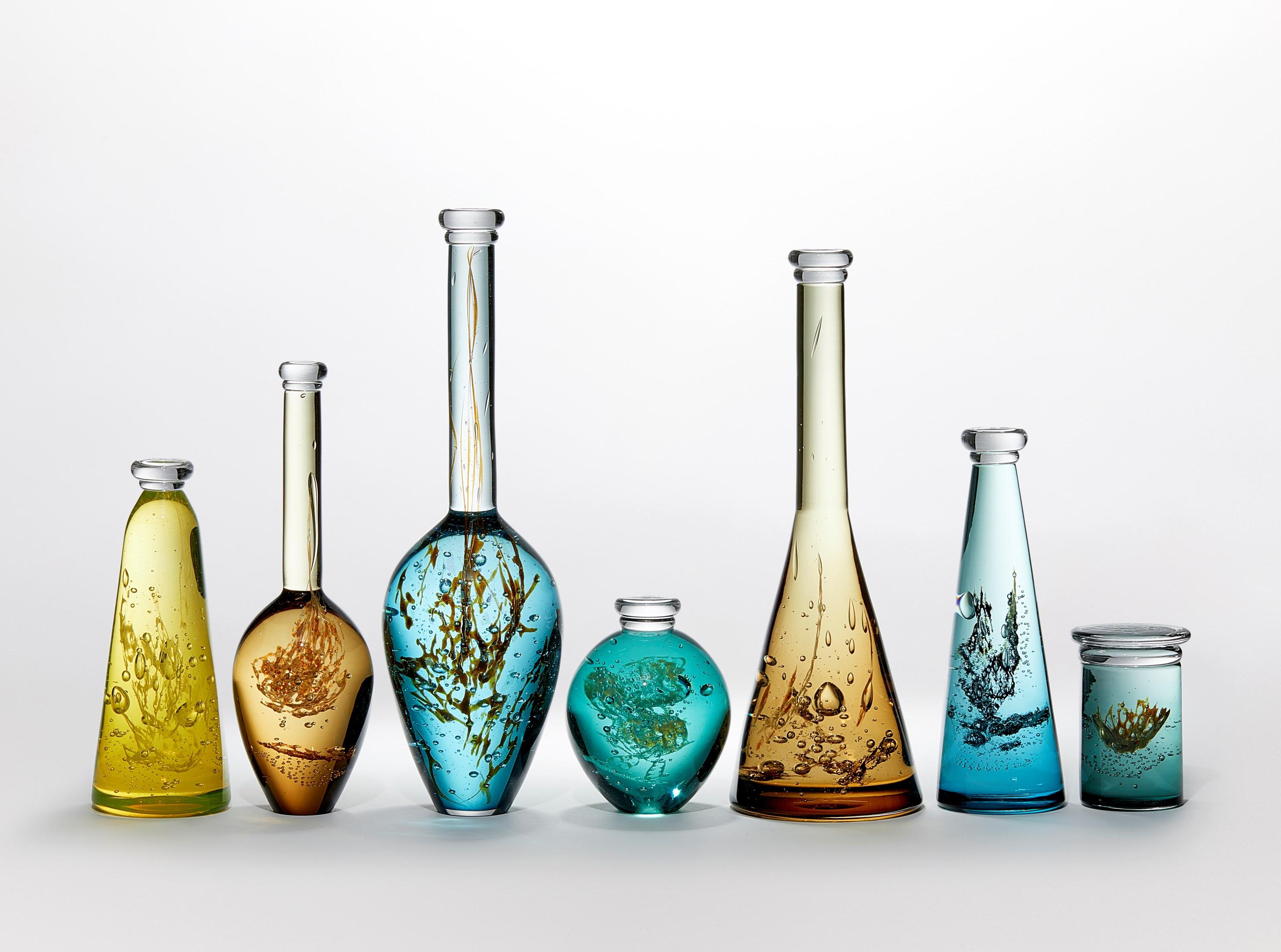 'Stills of Life Chronicles' is a unique glass installation (consisting of 7 individual elements) created in collaboration by the artists, Louis Thompson and Prathibha Mistry.

Accomplished glass artist Thompson explores illusion and the perceptions