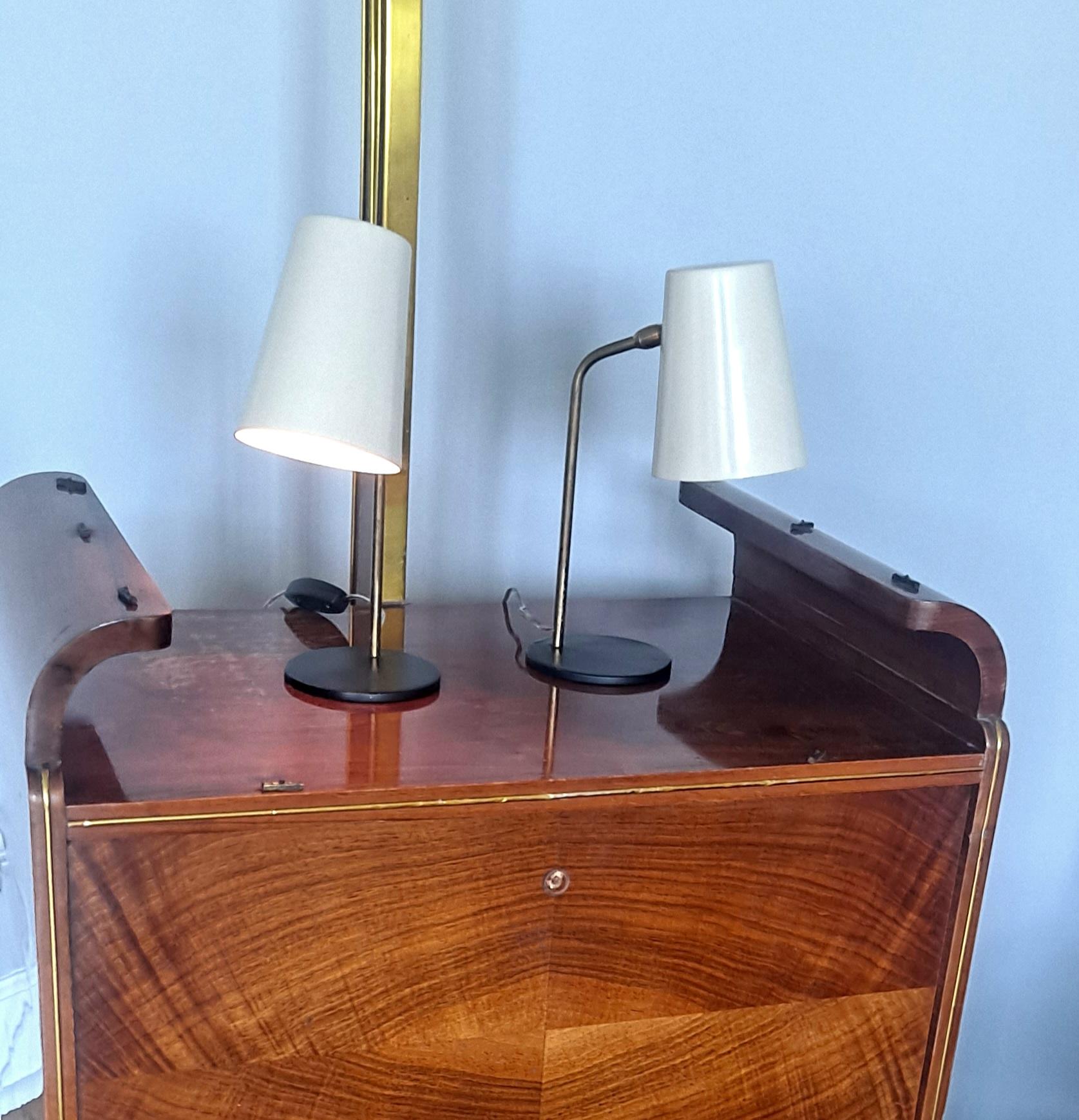 Mid-Century moderno Coppia di lampade da tavolo Stillux in vendita