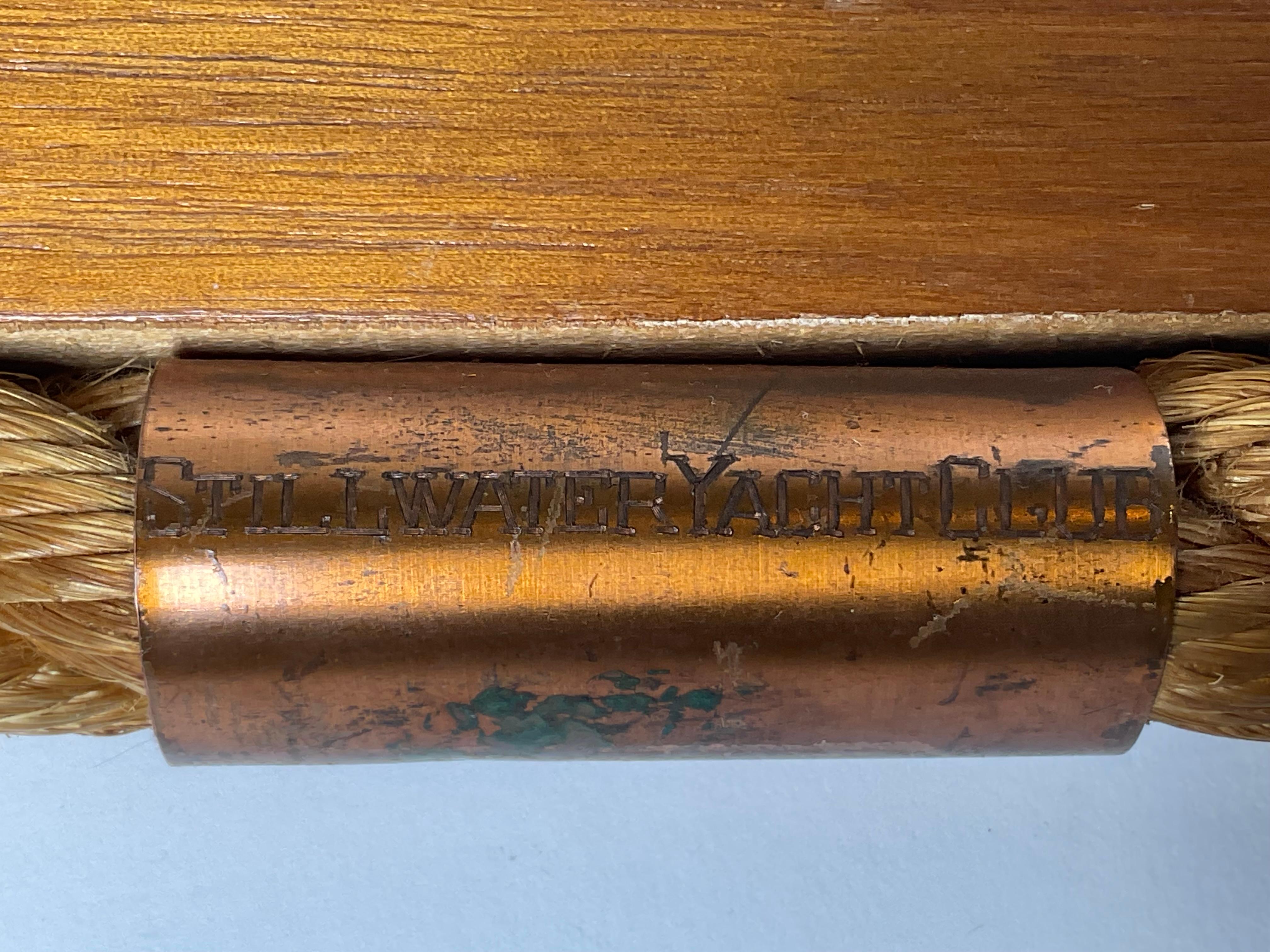 Bois Trophée du Stillwater Yacht Club en vente