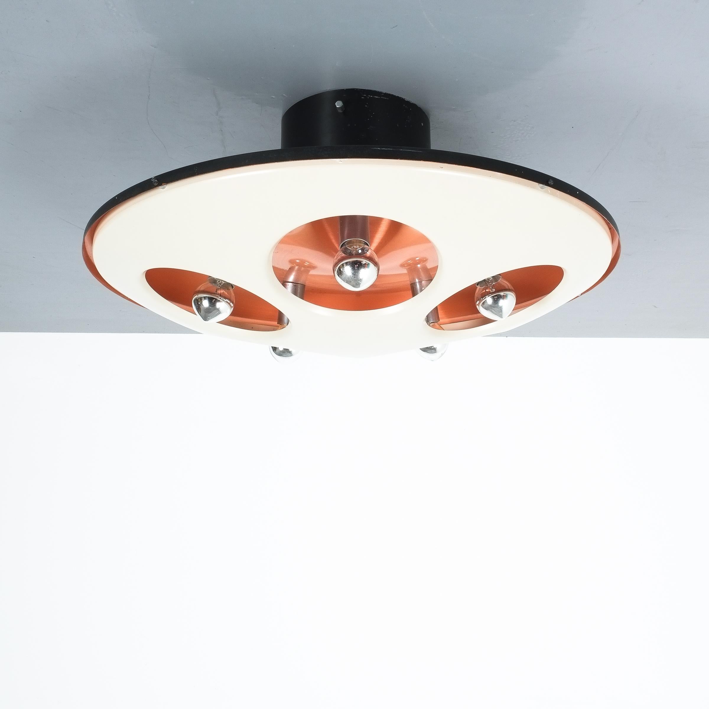 Stilnovo 1243 ceiling lamp or semi flush mount, Italy, 1960

Stylish 23