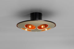 Stilnovo 1243 flush mount ceiling lamp Italy 1960