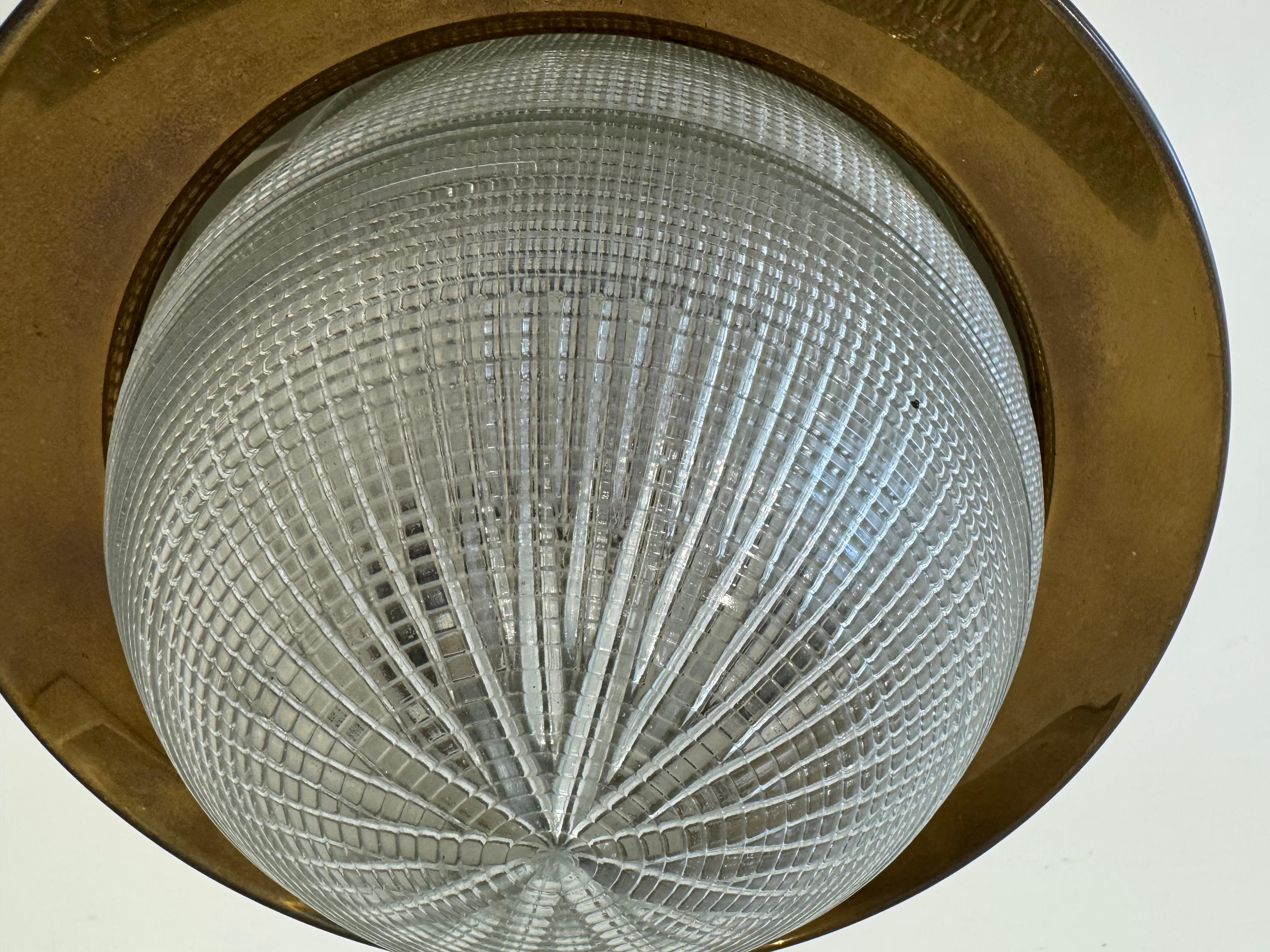 Stilnovo 1960s Italian Mid Century Flush Ceiling Lamp For Sale 2