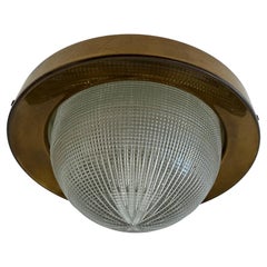 Stilnovo 1960s Italian Mid Century Flush Ceiling Lamp