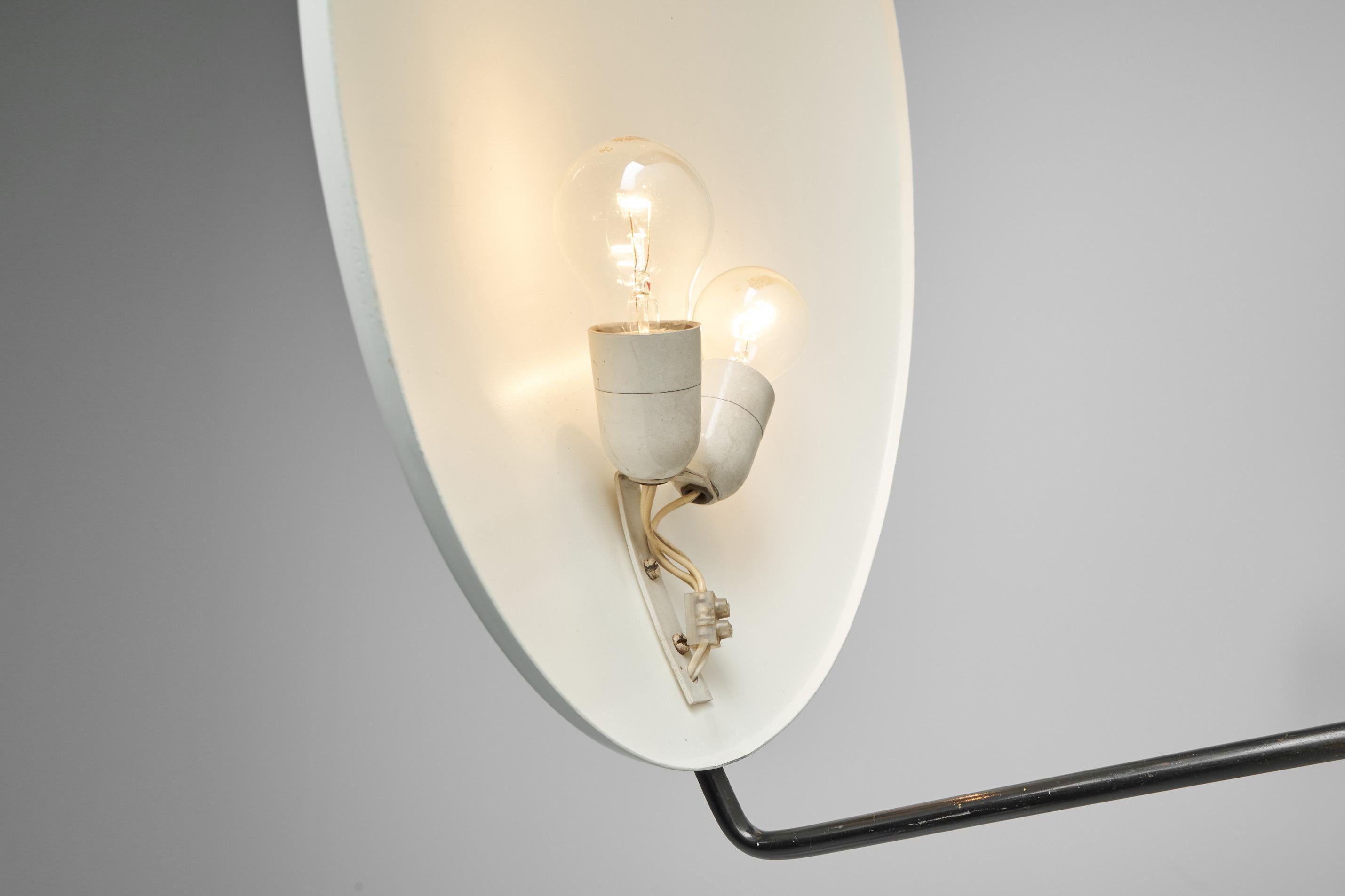 Stilnovo 232 Wall Lamps by Bruno Gatta, Italy, 1954 For Sale 2