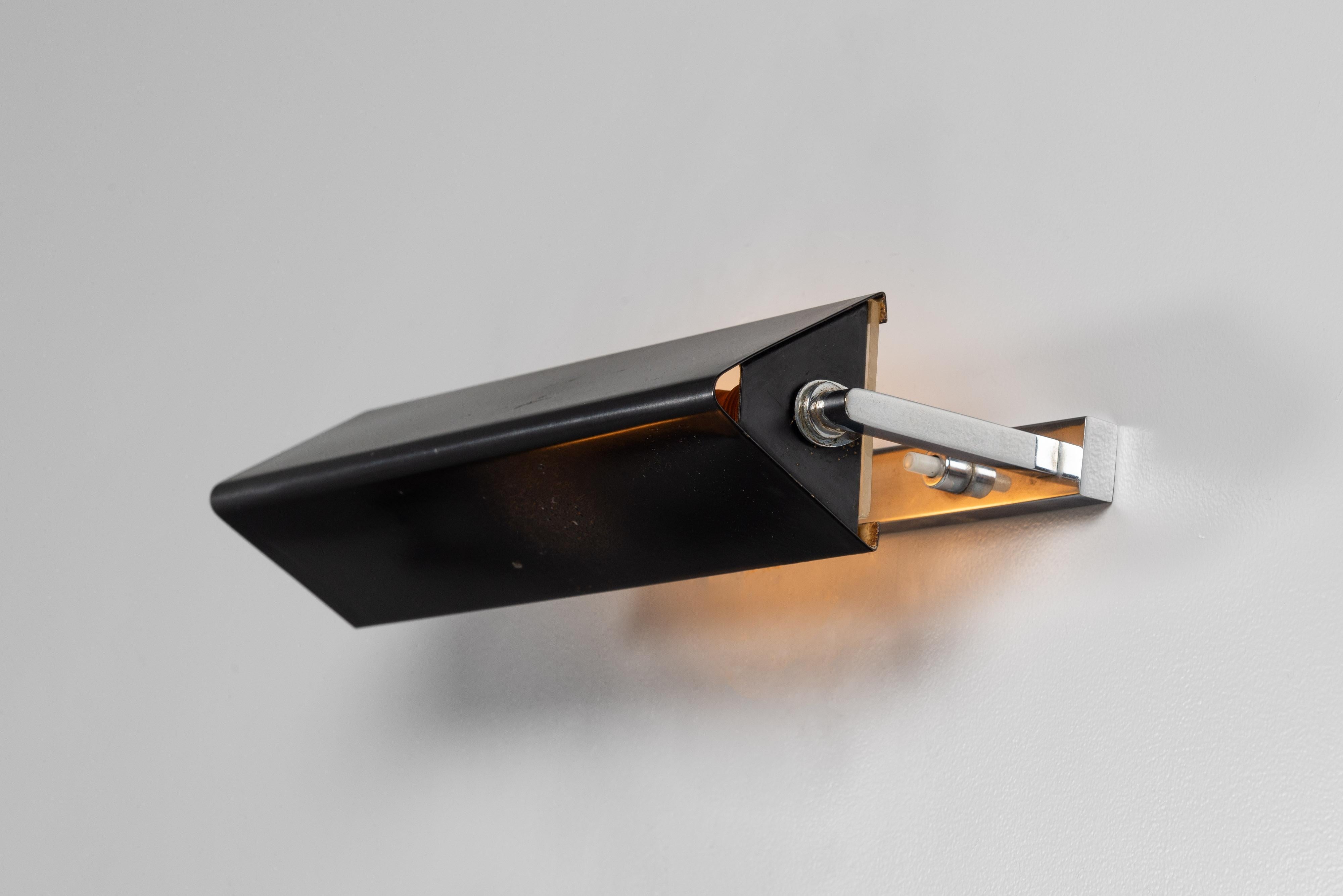 Stilnovo lampes de lit réglables fabriquées en Italie 1960 en vente 3
