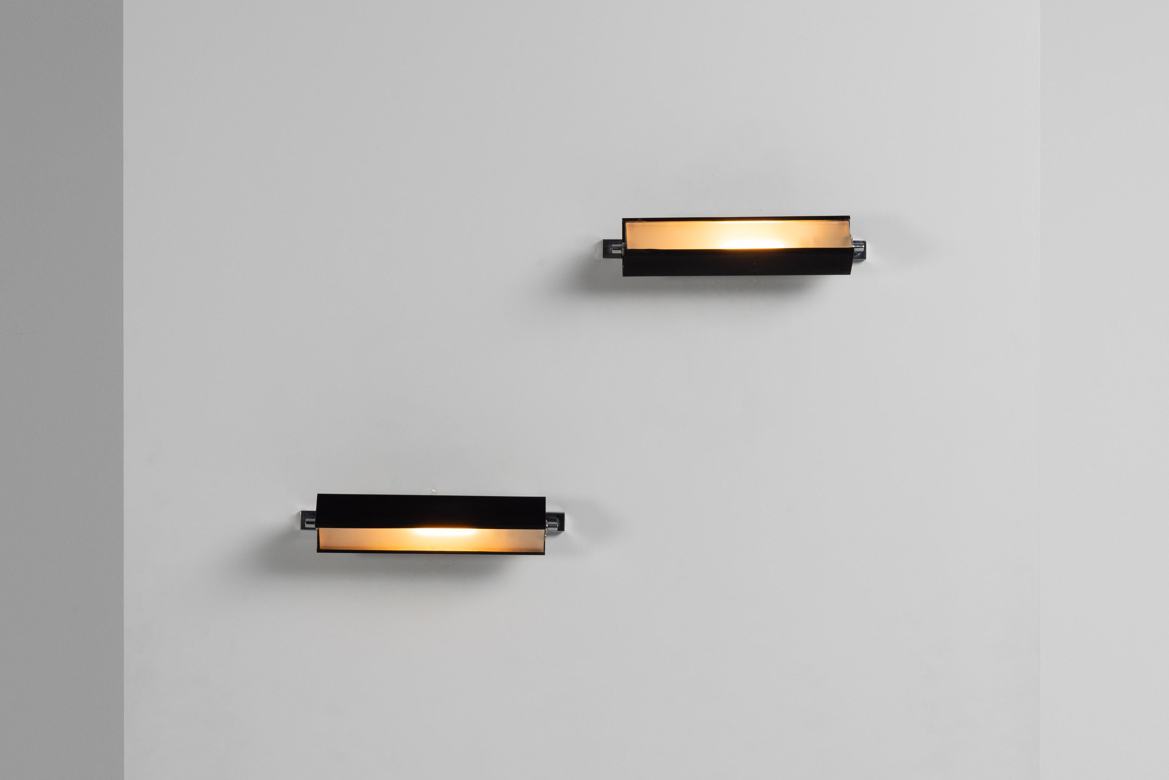 Mid-Century Modern Stilnovo lampes de lit réglables fabriquées en Italie 1960 en vente