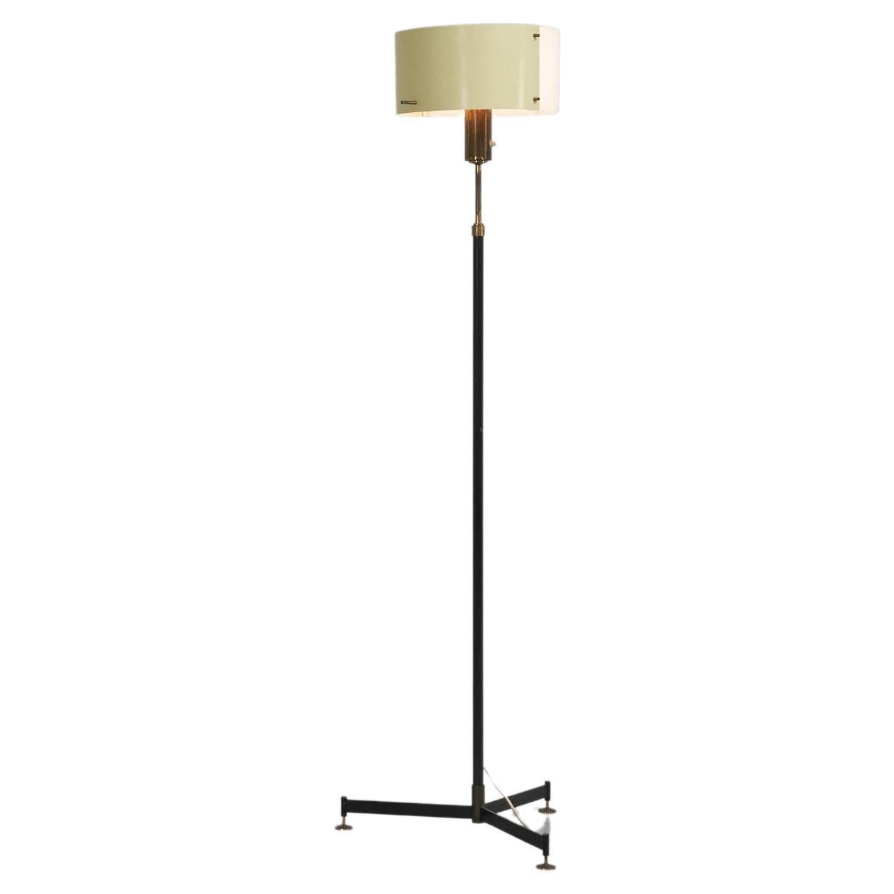 Stilnovo Adjustable Floor Lamp in Perspex, Italy, 1950