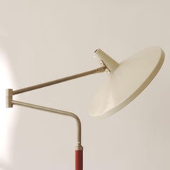 Lampada da terra regolabile Stilnovo, Italia, anni '50