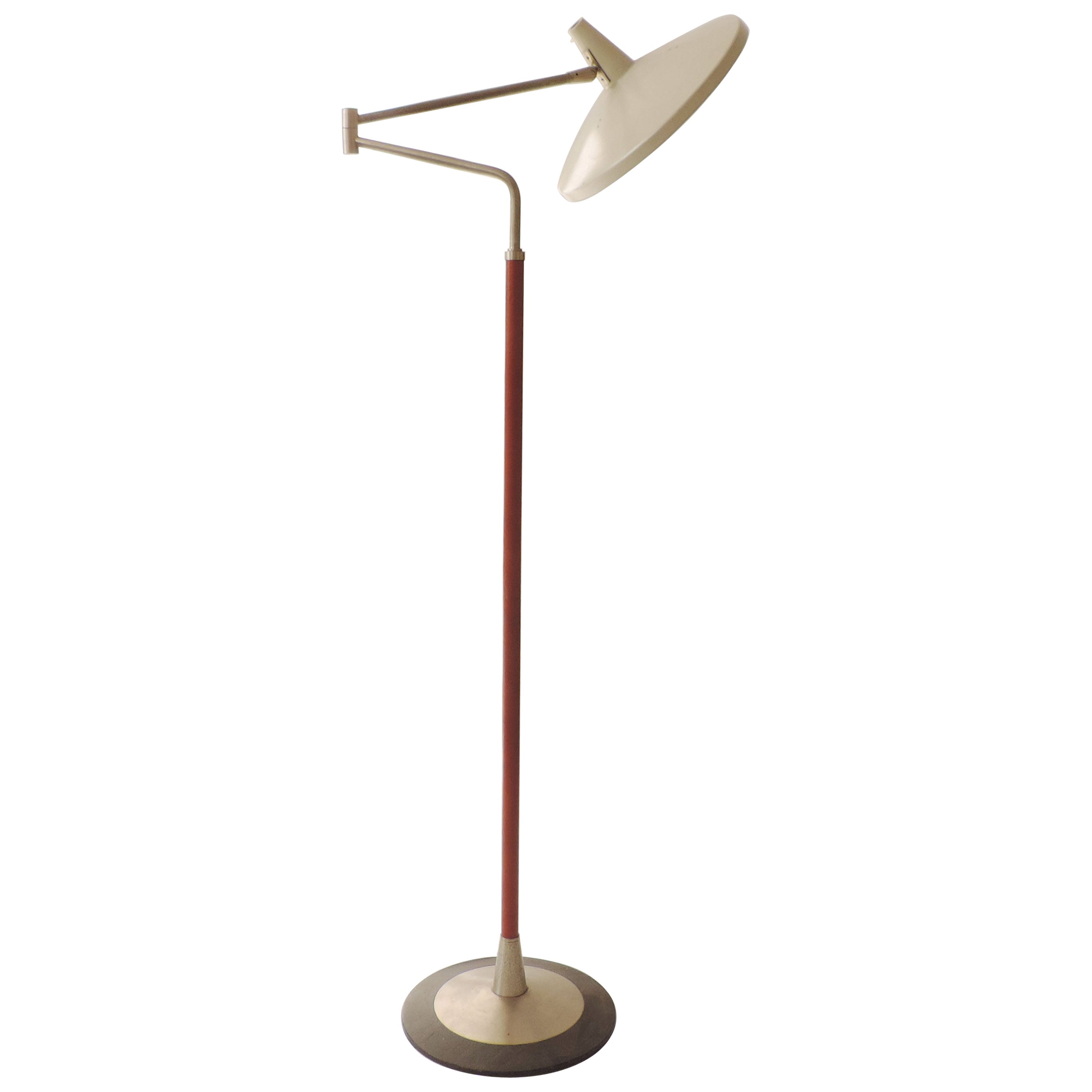 Stilnovo Adjustable Floor Lamp, Italy, 1950s