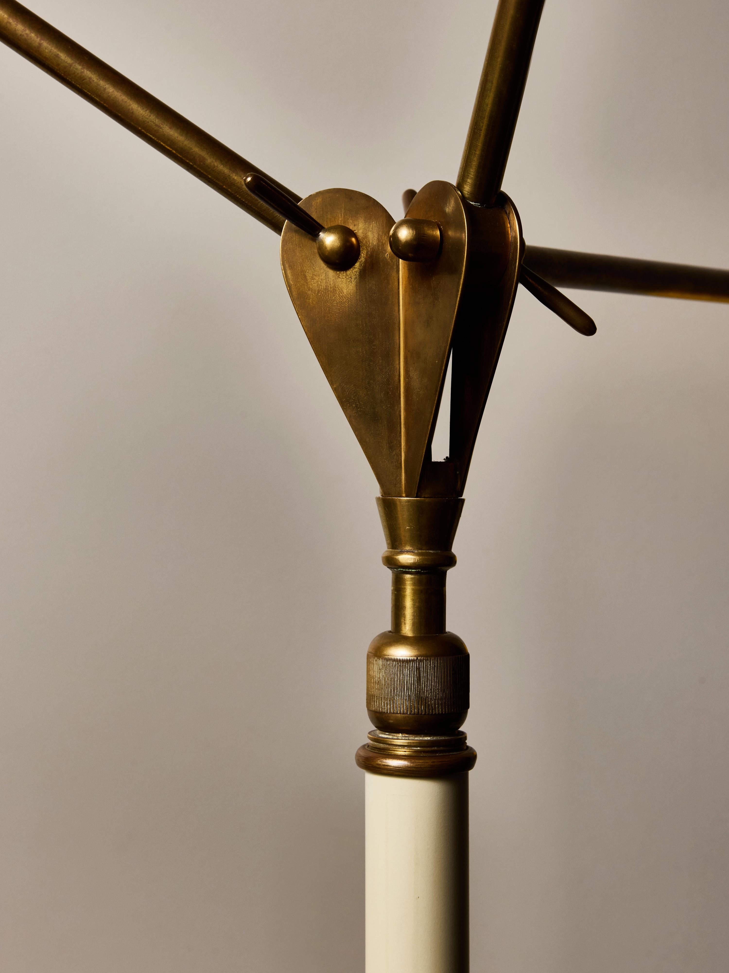 Lámpara de pie tricolor regulable Stilnovo en venta 3