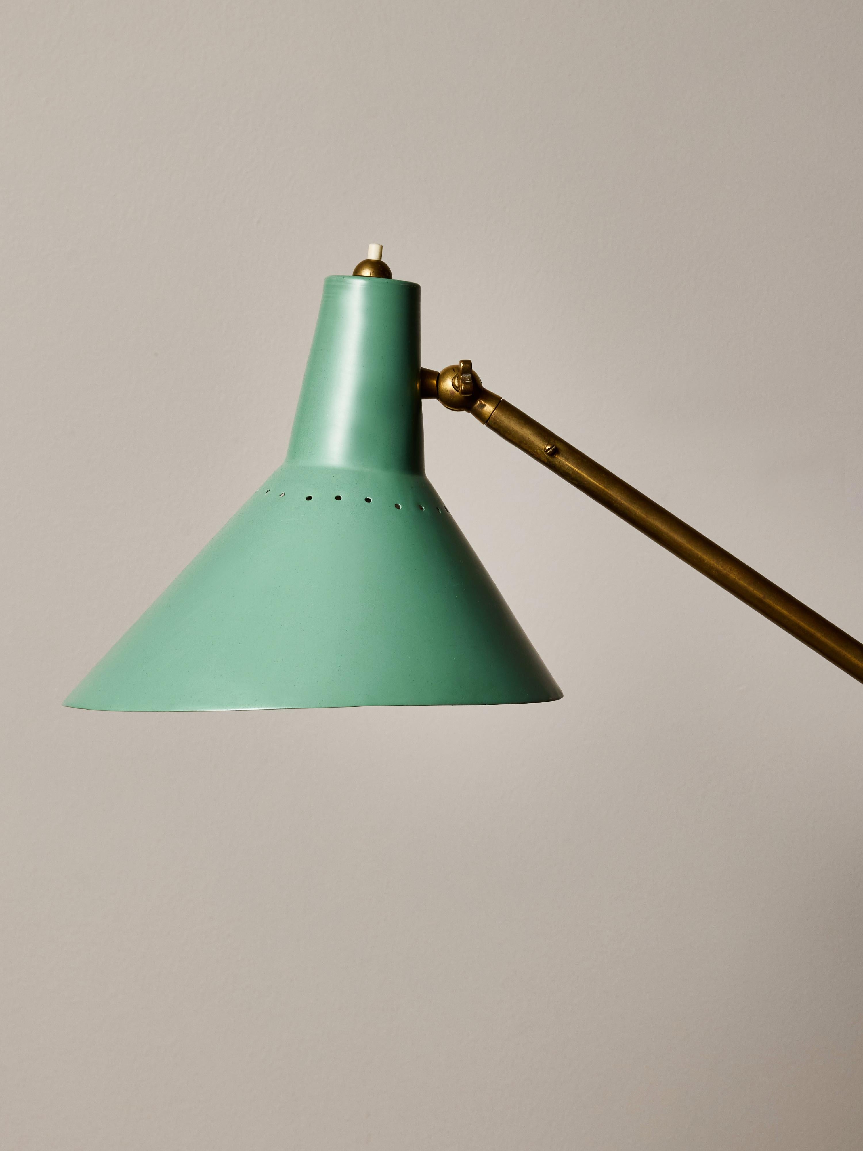 Lámpara de pie tricolor regulable Stilnovo Metal en venta