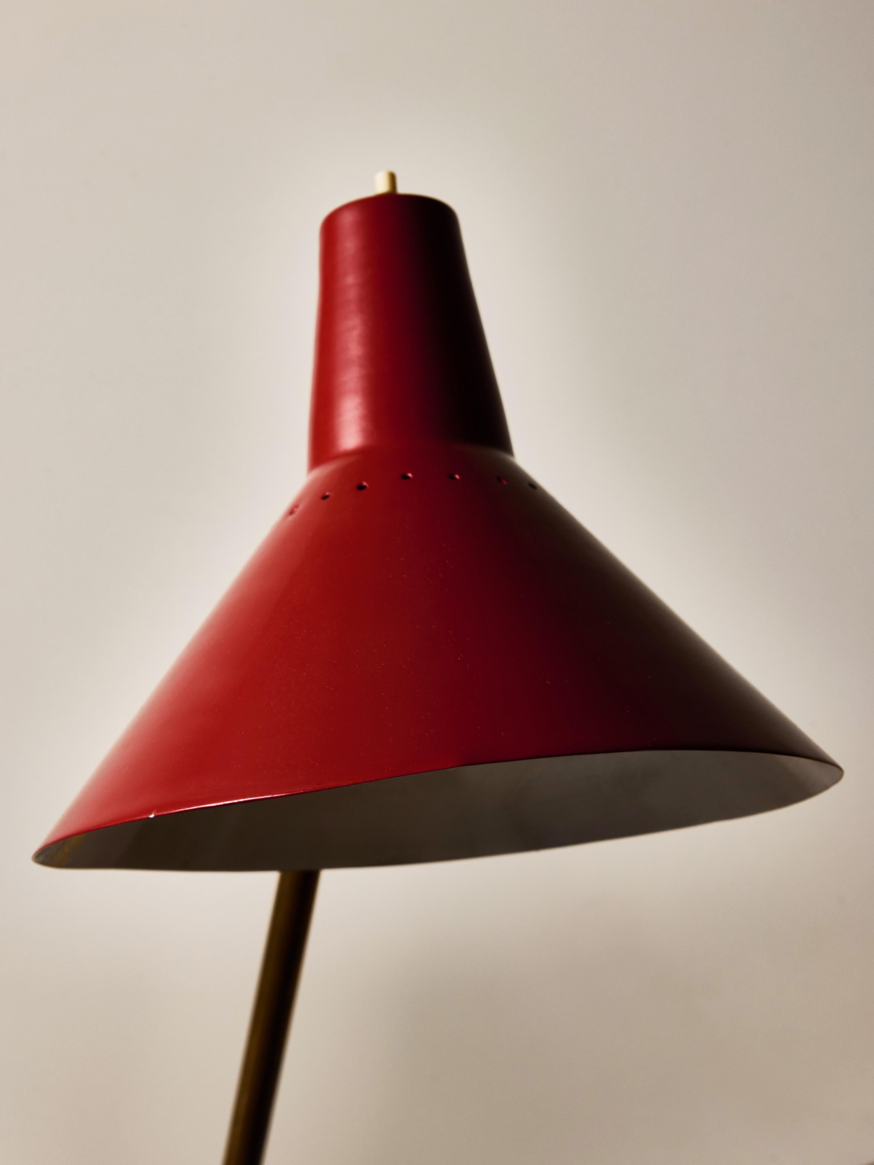 Lámpara de pie tricolor regulable Stilnovo en venta 2