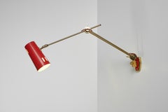 Stilnovo Adjustable Wall Lamp, Italy, 1960