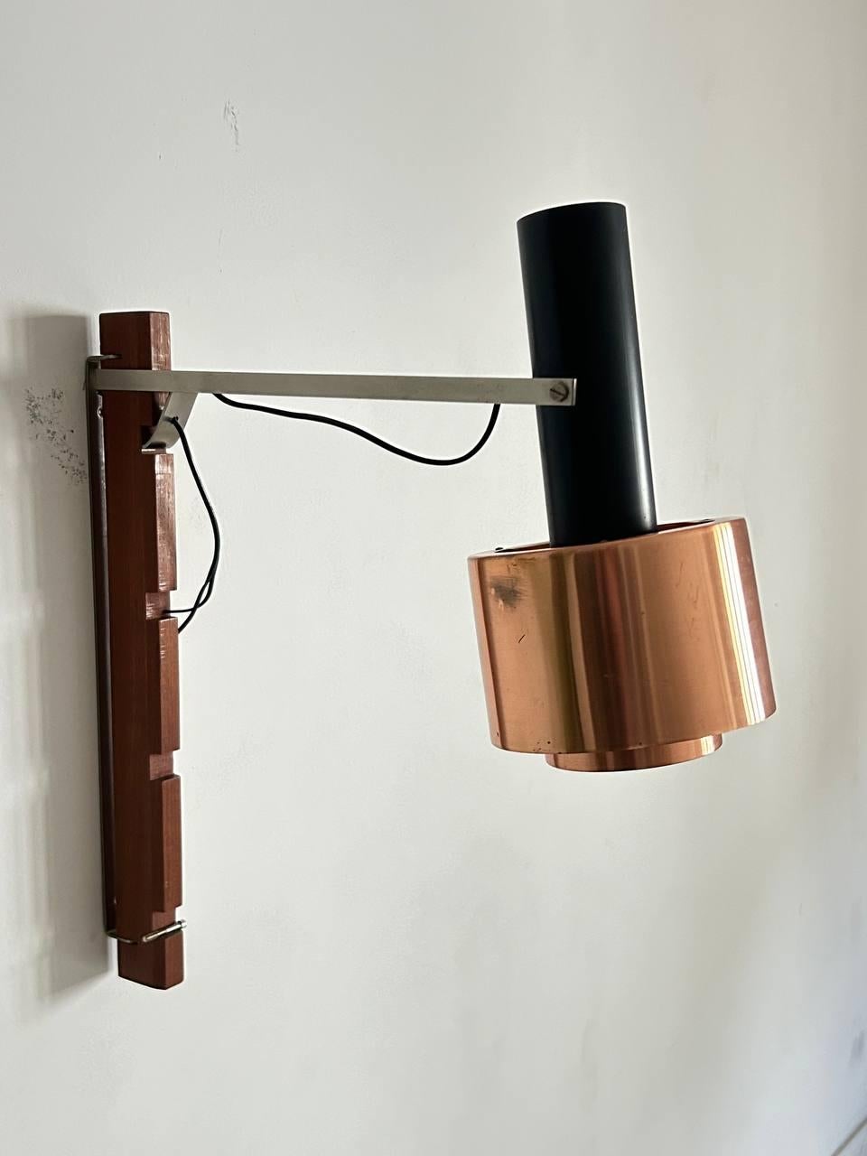 Stilnovo adjustable wall lamp, Italy, 1960 in vendita 1