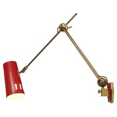 Stilnovo Adjustable Wall Lamp, Italy, 1960
