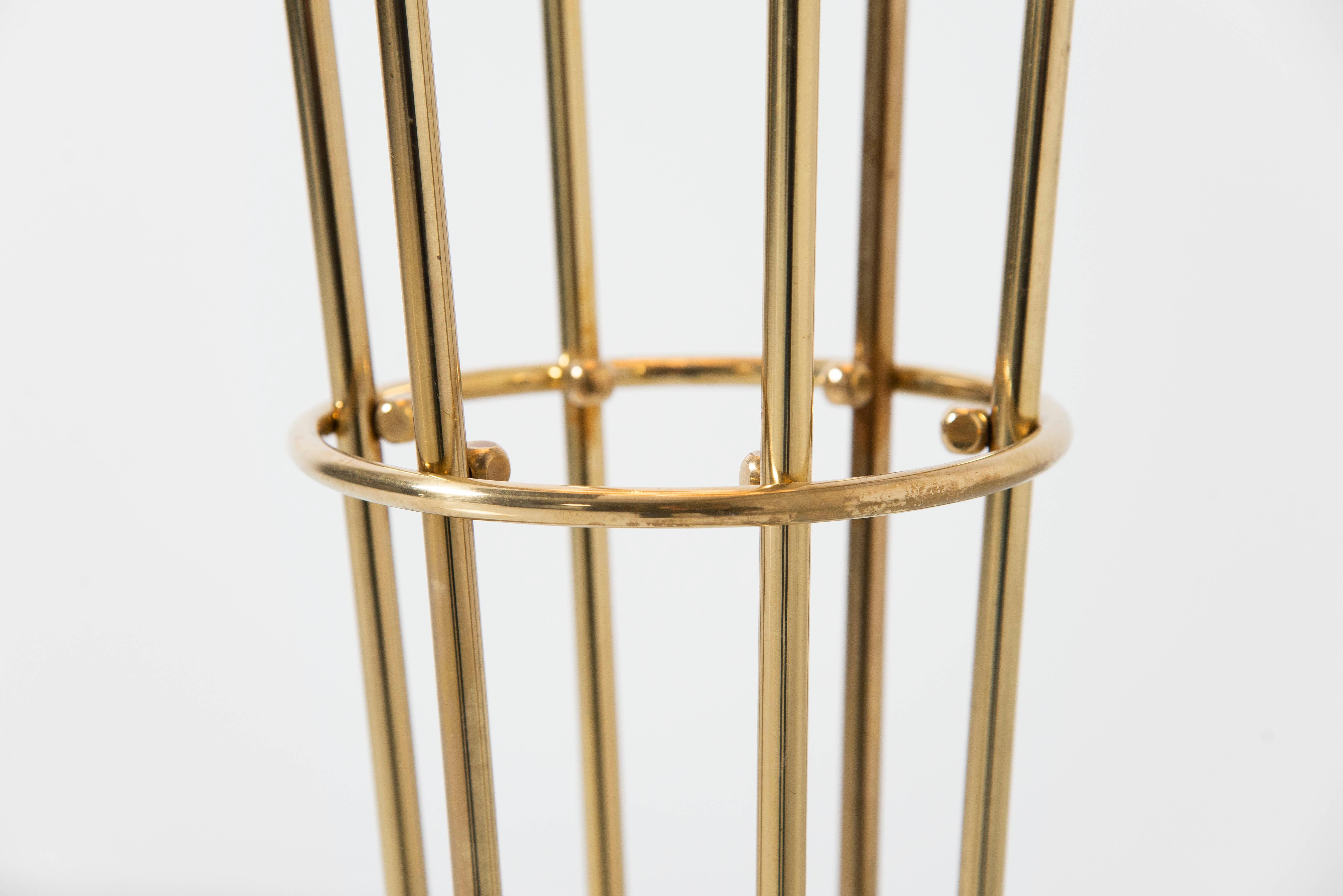 Stilnovo Alberello Floor Lamp Marble Brass Italy, 1960 4