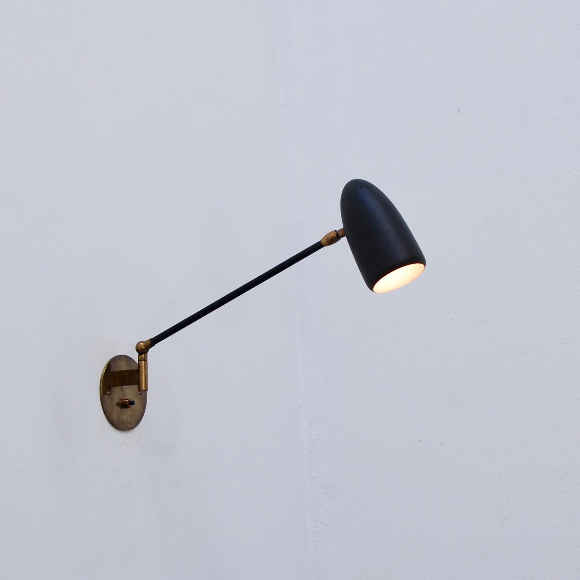 Painted Stilnovo Articulated Directional Sconce