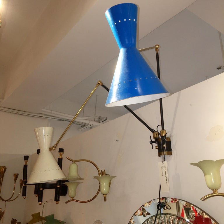 Stilnovo Articulating Double Sconce For Sale at 1stDibs