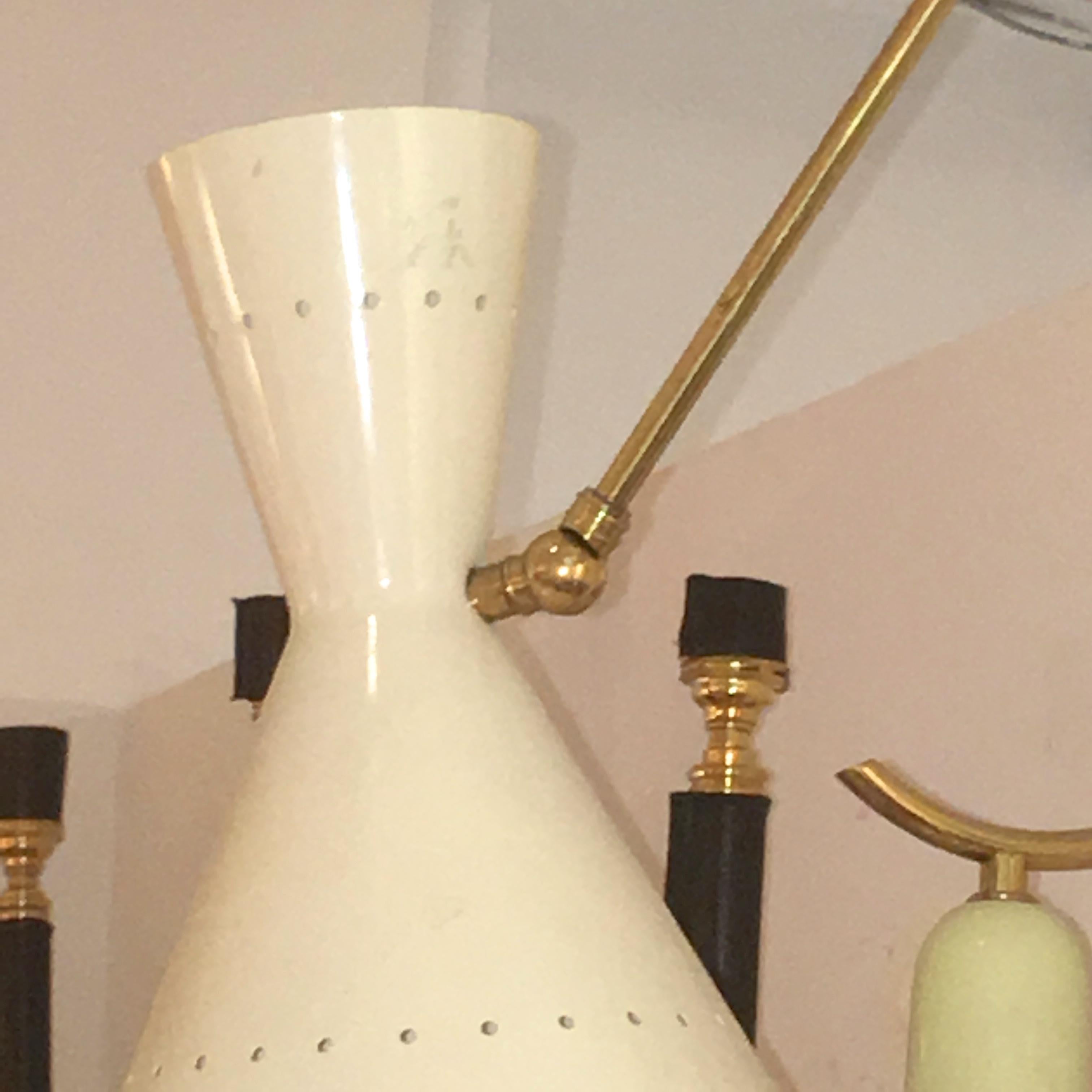 Lámpara doble articulada Stilnovo en venta 6