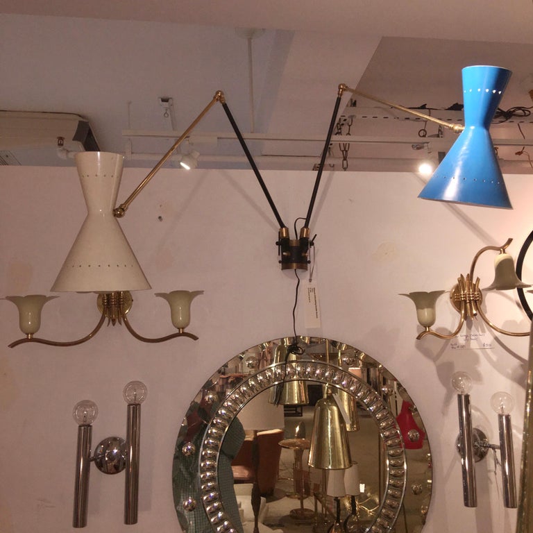 Stilnovo Articulating Double Sconce For Sale at 1stDibs