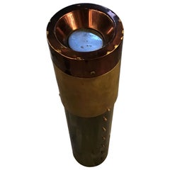 Cenicero Estilo Stilnovo Latón Metal Cromado, 1950, Italia