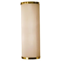 Stilnovo Attrib. Large Wall Lamp in Acrylic and Brass, Italy 1960s