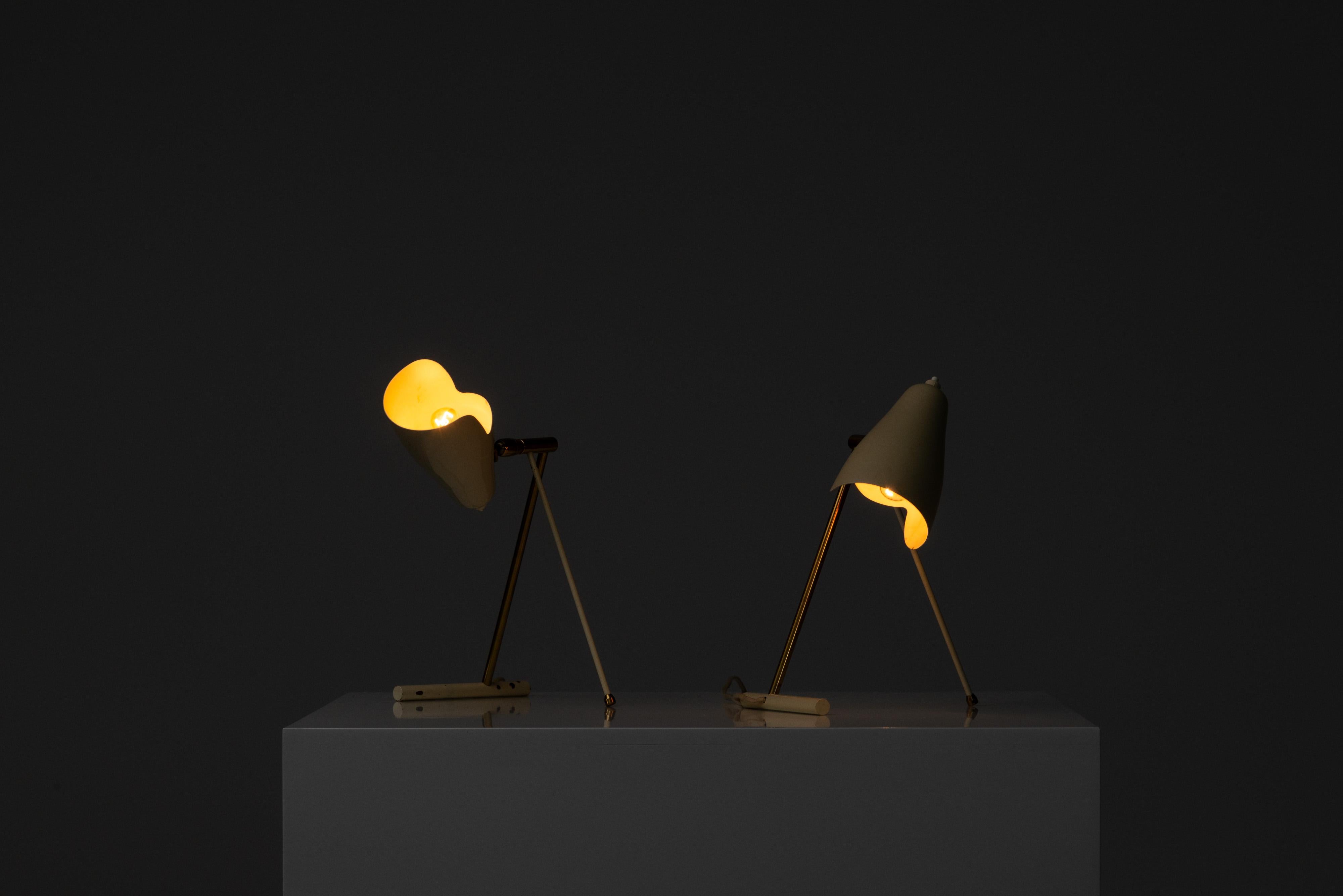 Stilnovo bed lamps made in Italy 1950 For Sale 1